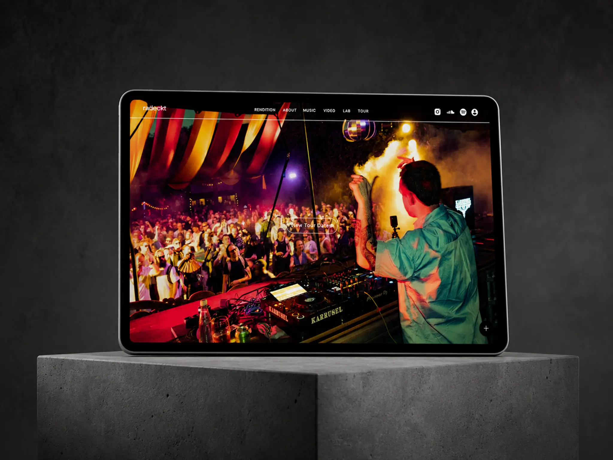 Radeckt & Lar Lar Land, music artist Shopify builds | EVDEV