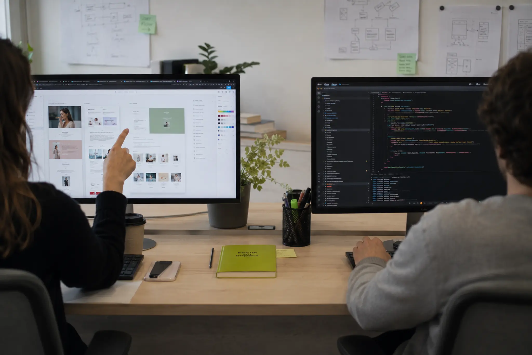 Shopify theme refresh compared with a full store rebuild in custom Liquid — two depths of redesign