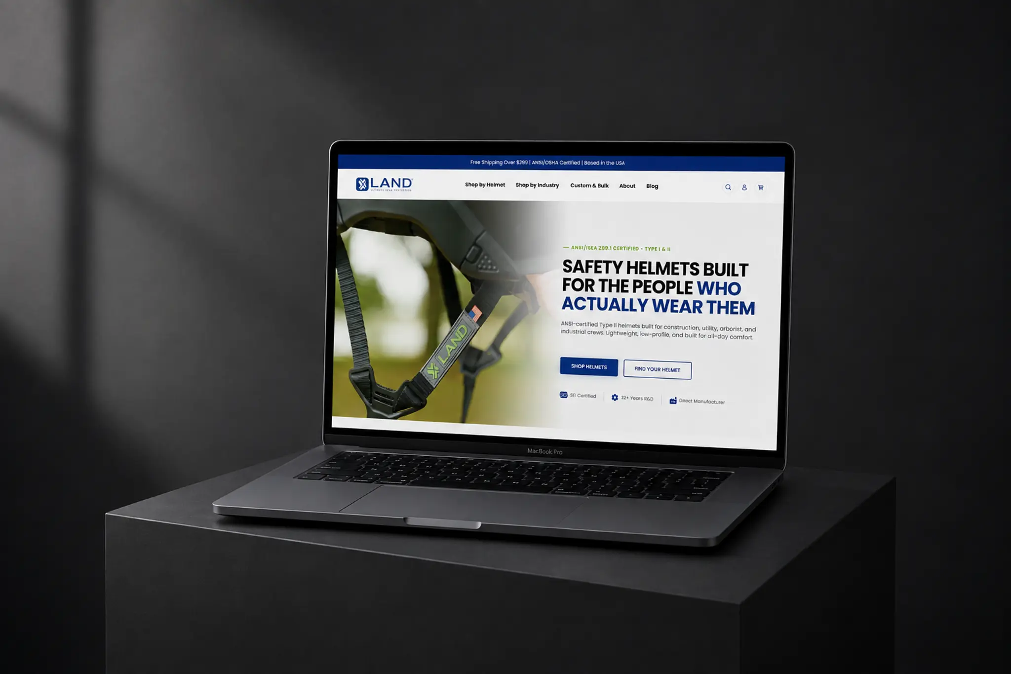 LAND Helmets project preview