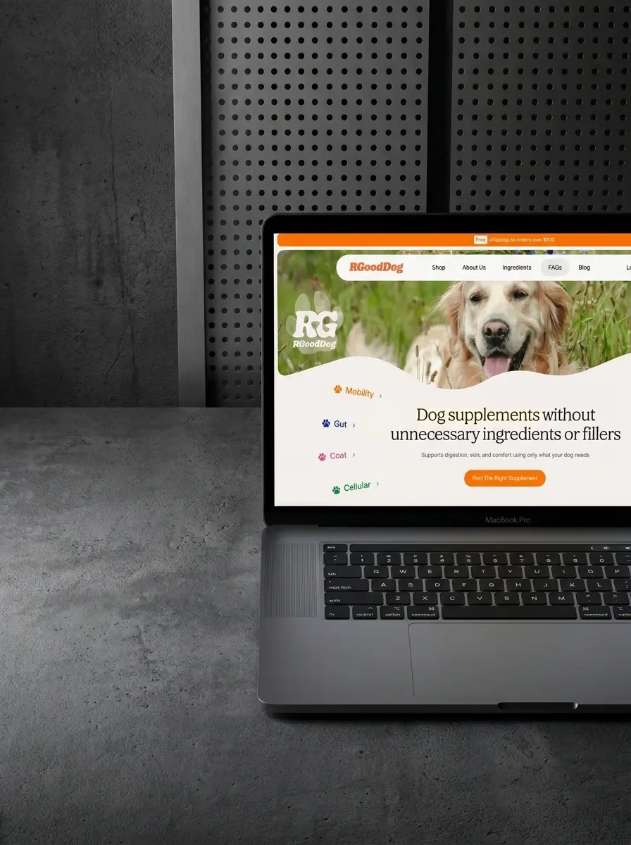 R Good Dog Shopify storefront and loyalty rewards build