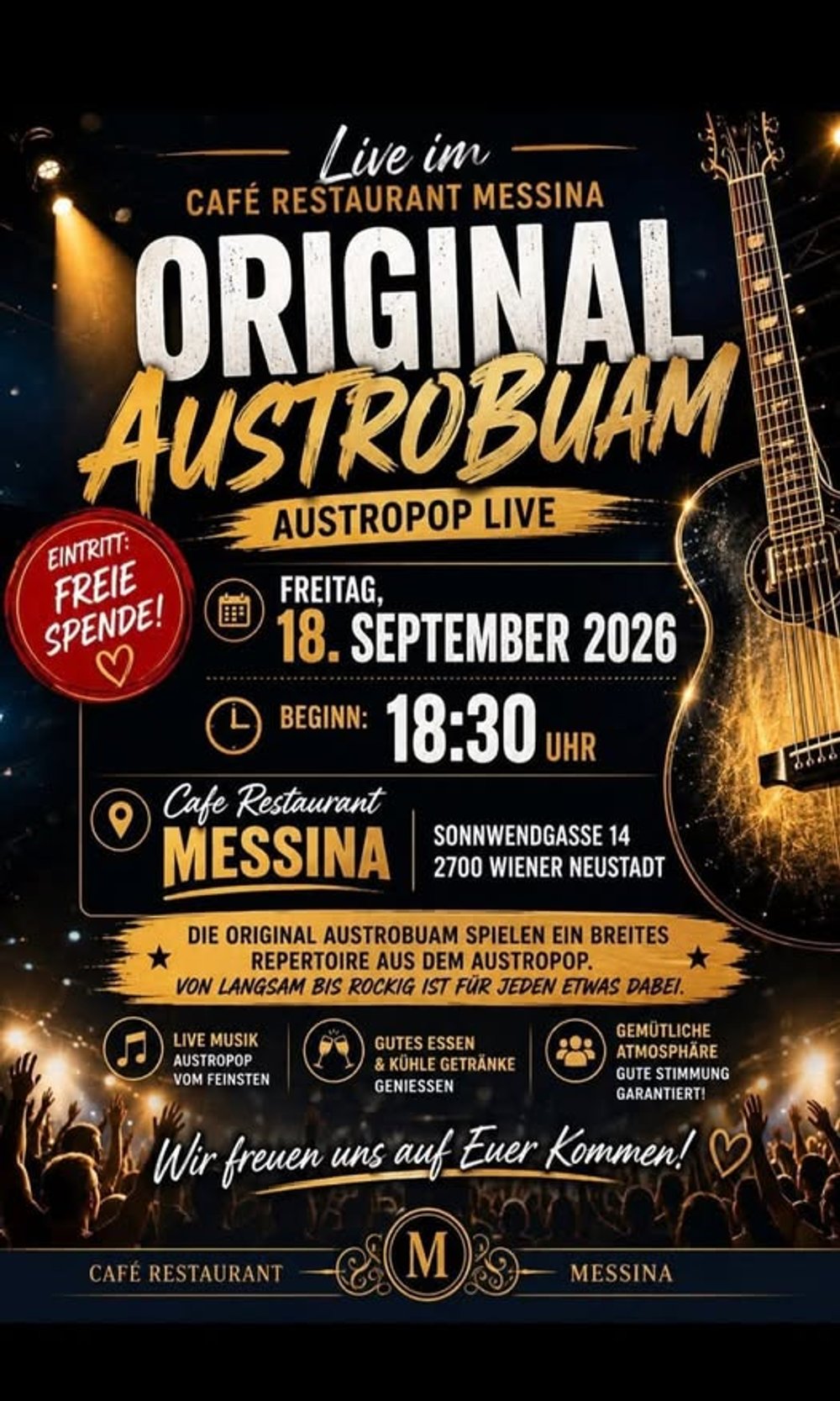 Plakat: Austropop Live