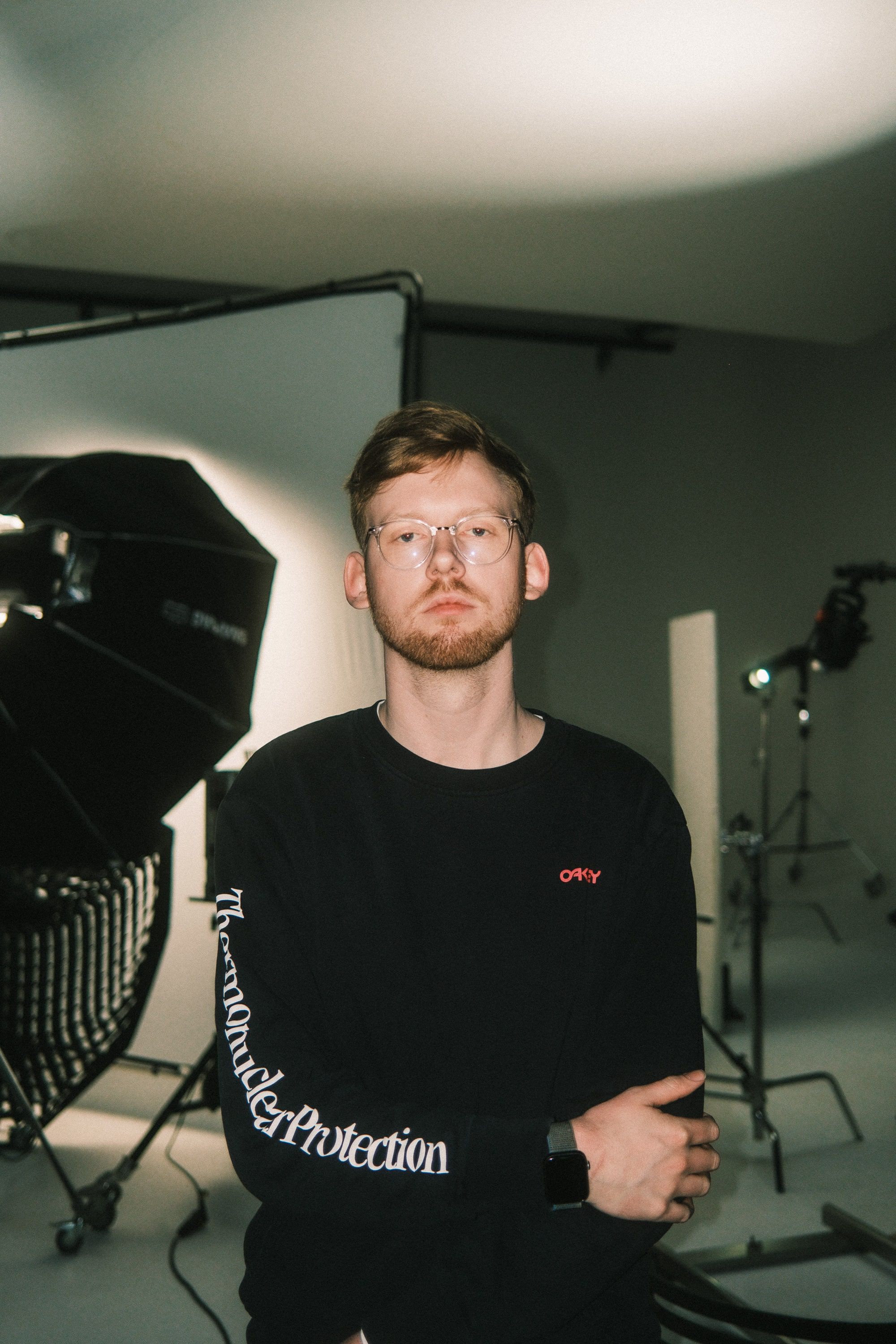 me on set