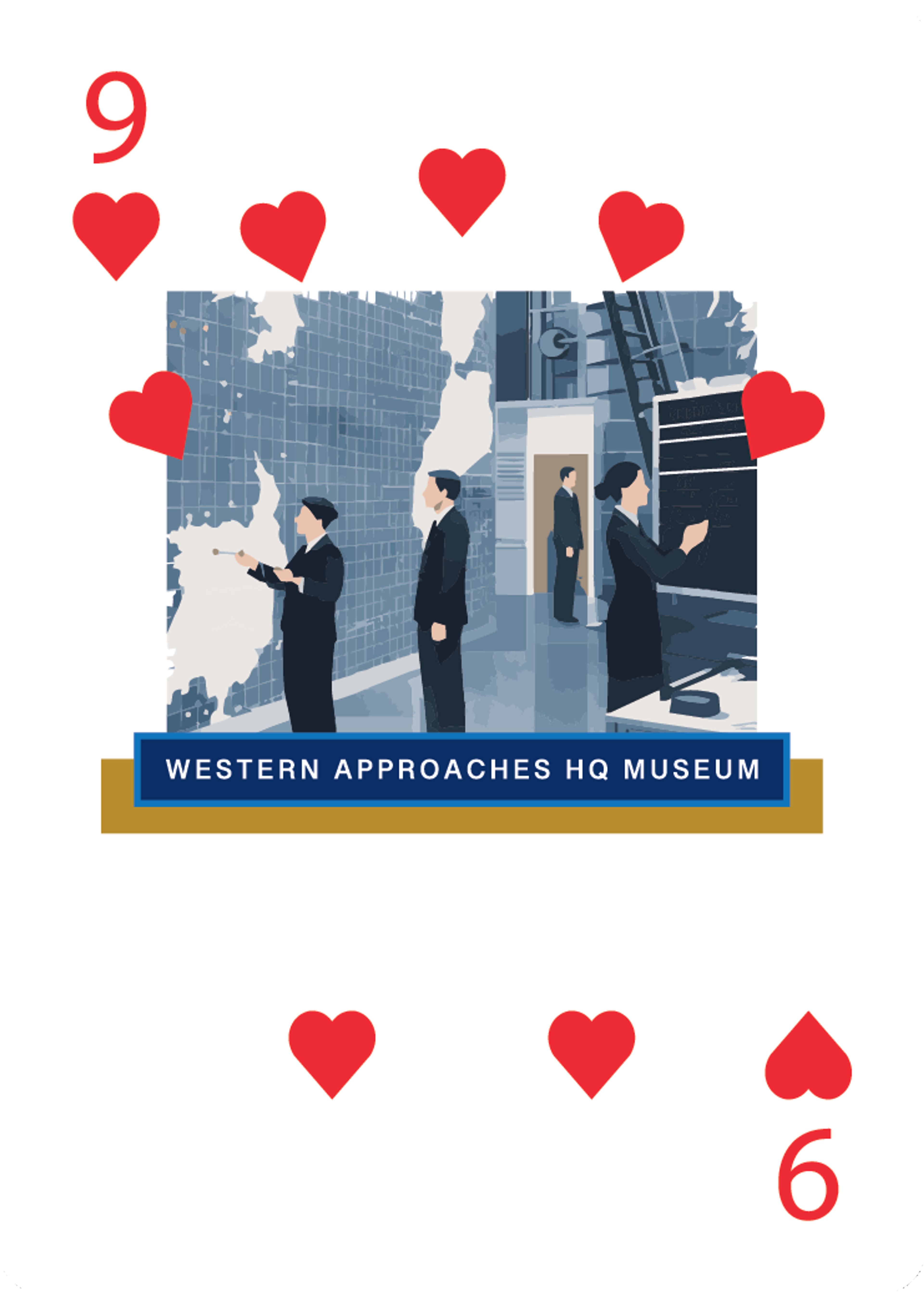 Western Approaches HQ Museum — 9 of Hearts