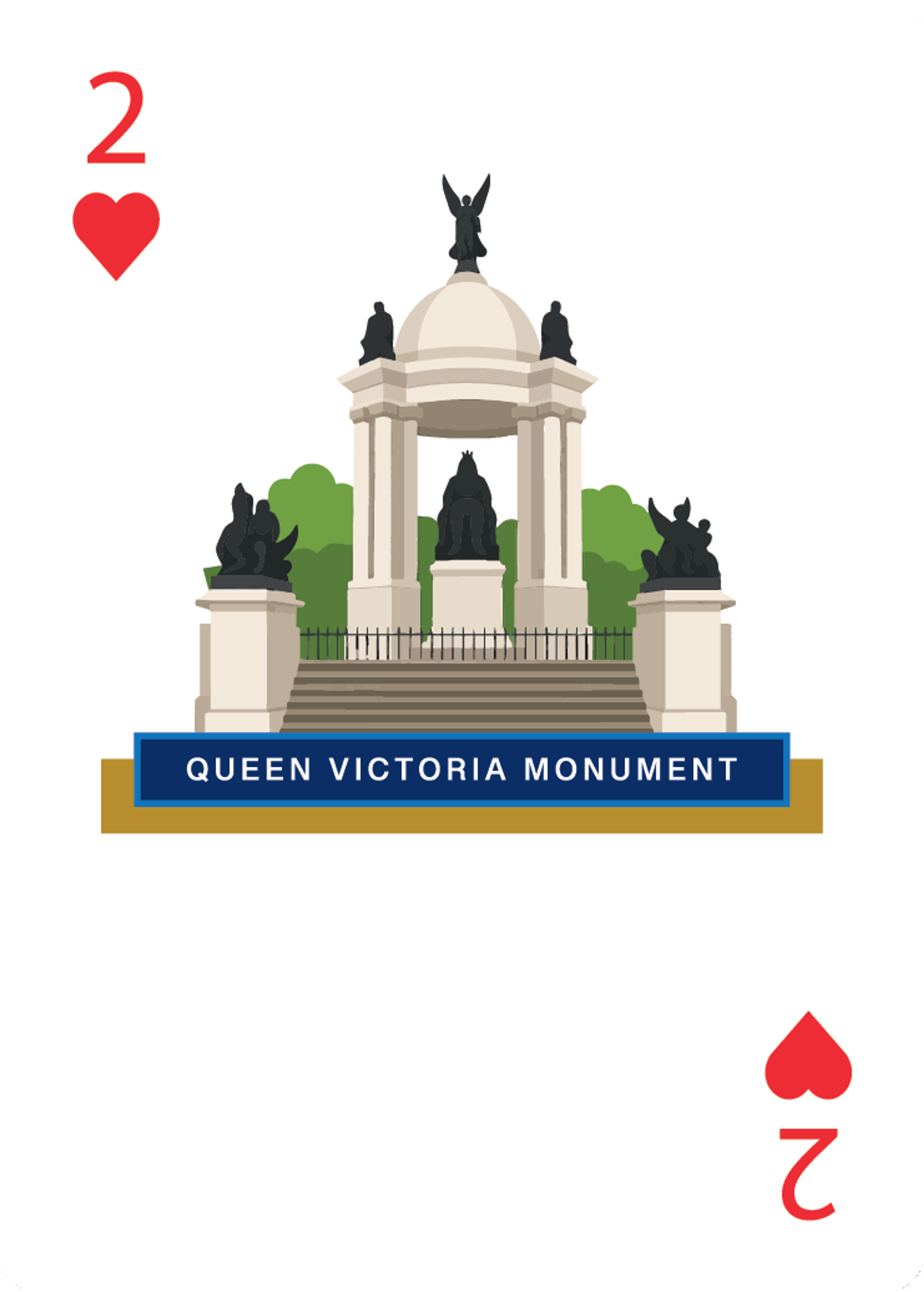 Queen Victoria Monument — 2 of Hearts