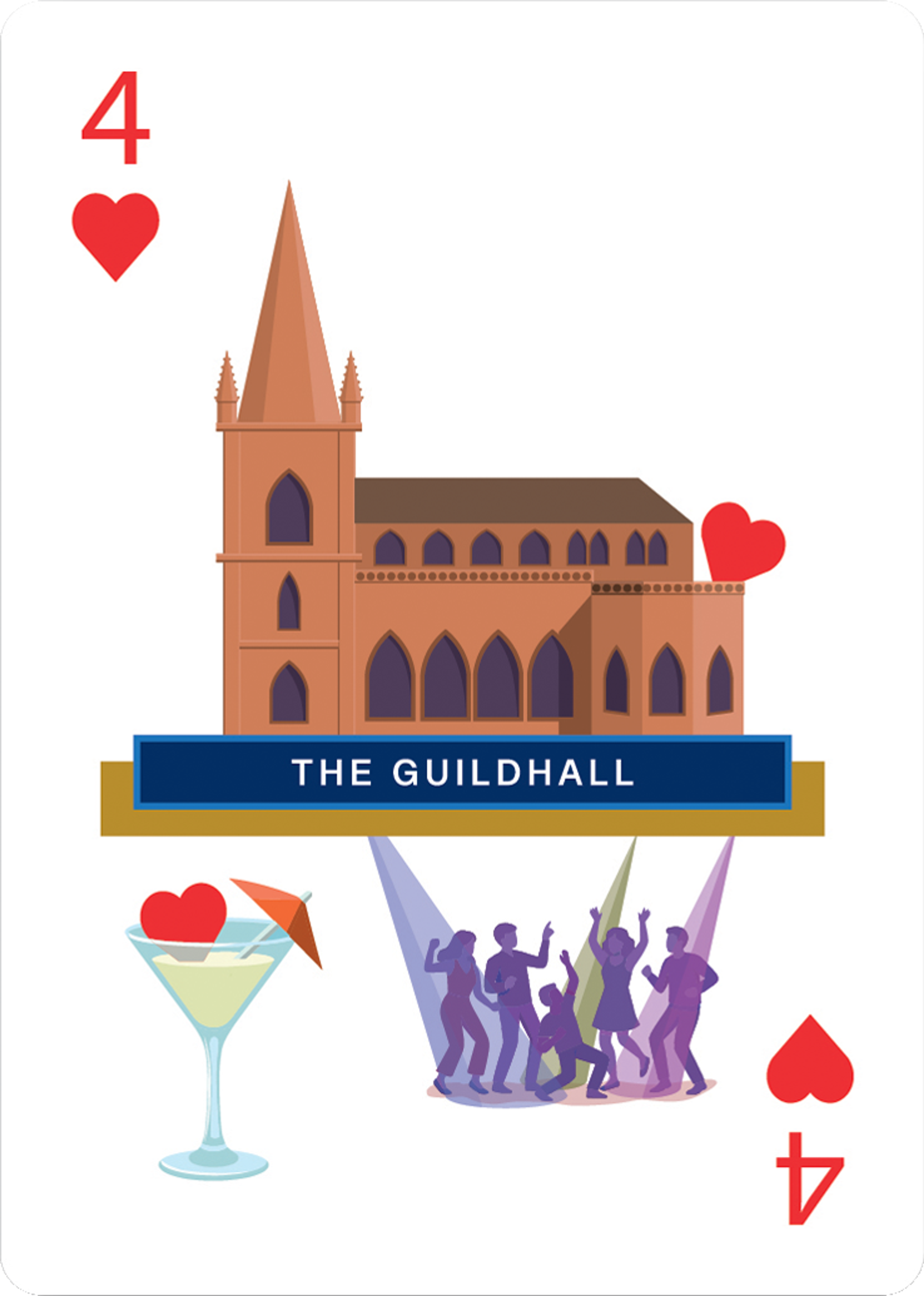 The Guildhall — 4 of Hearts