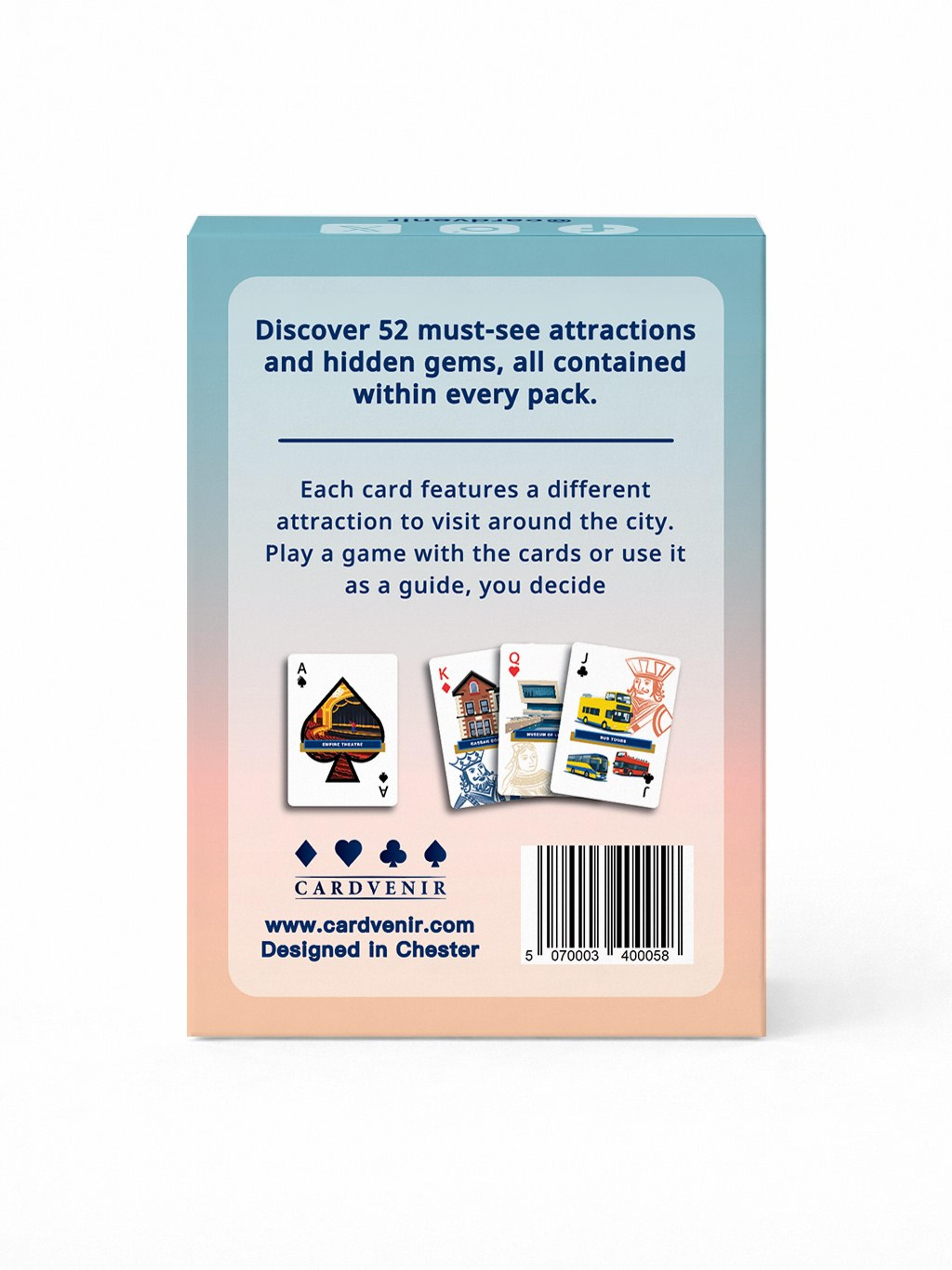 Liverpool playing cards pack — back