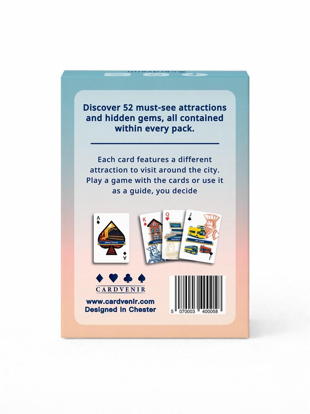 Liverpool playing cards pack — back