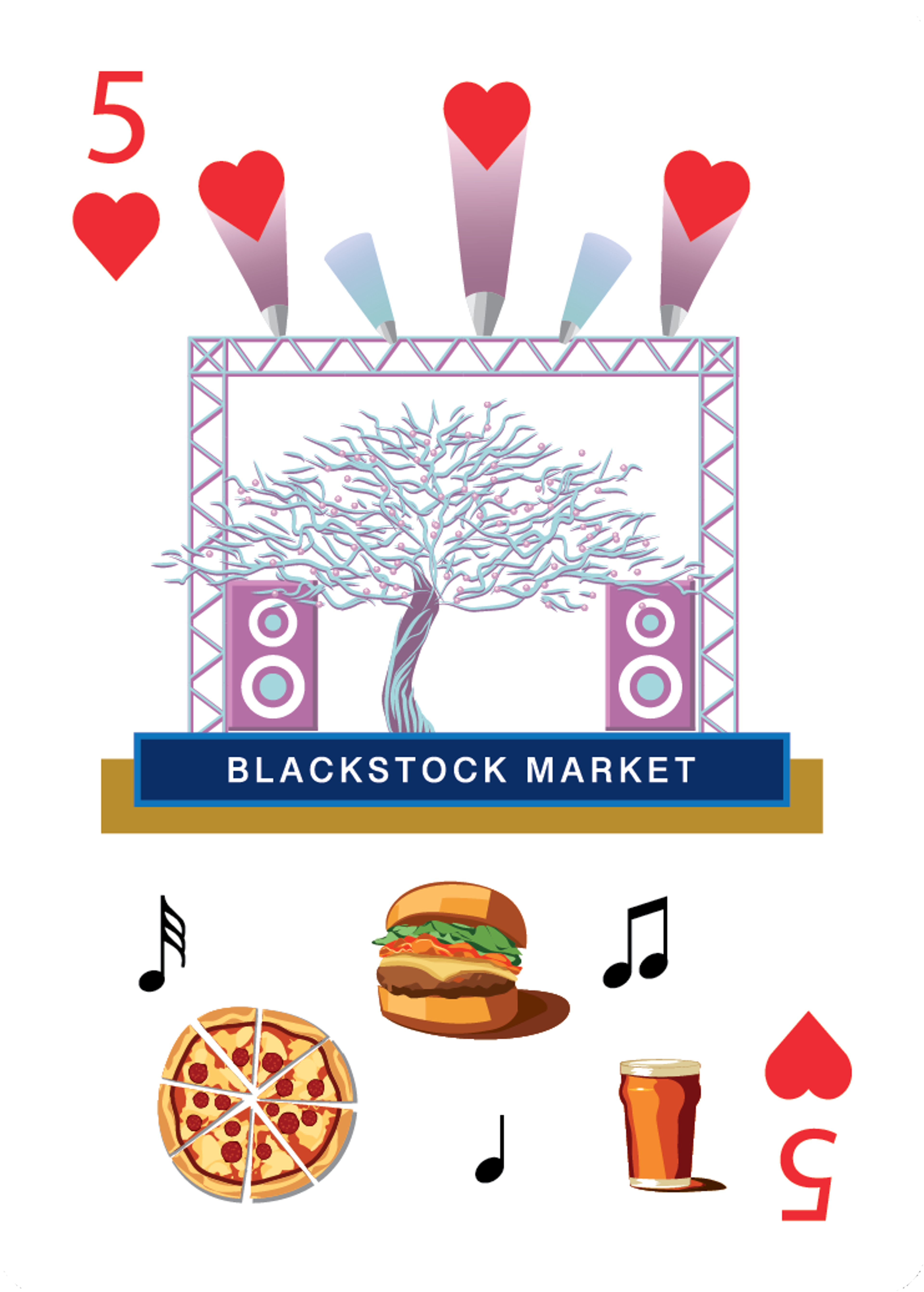 Blackstock Market — 5 of Hearts