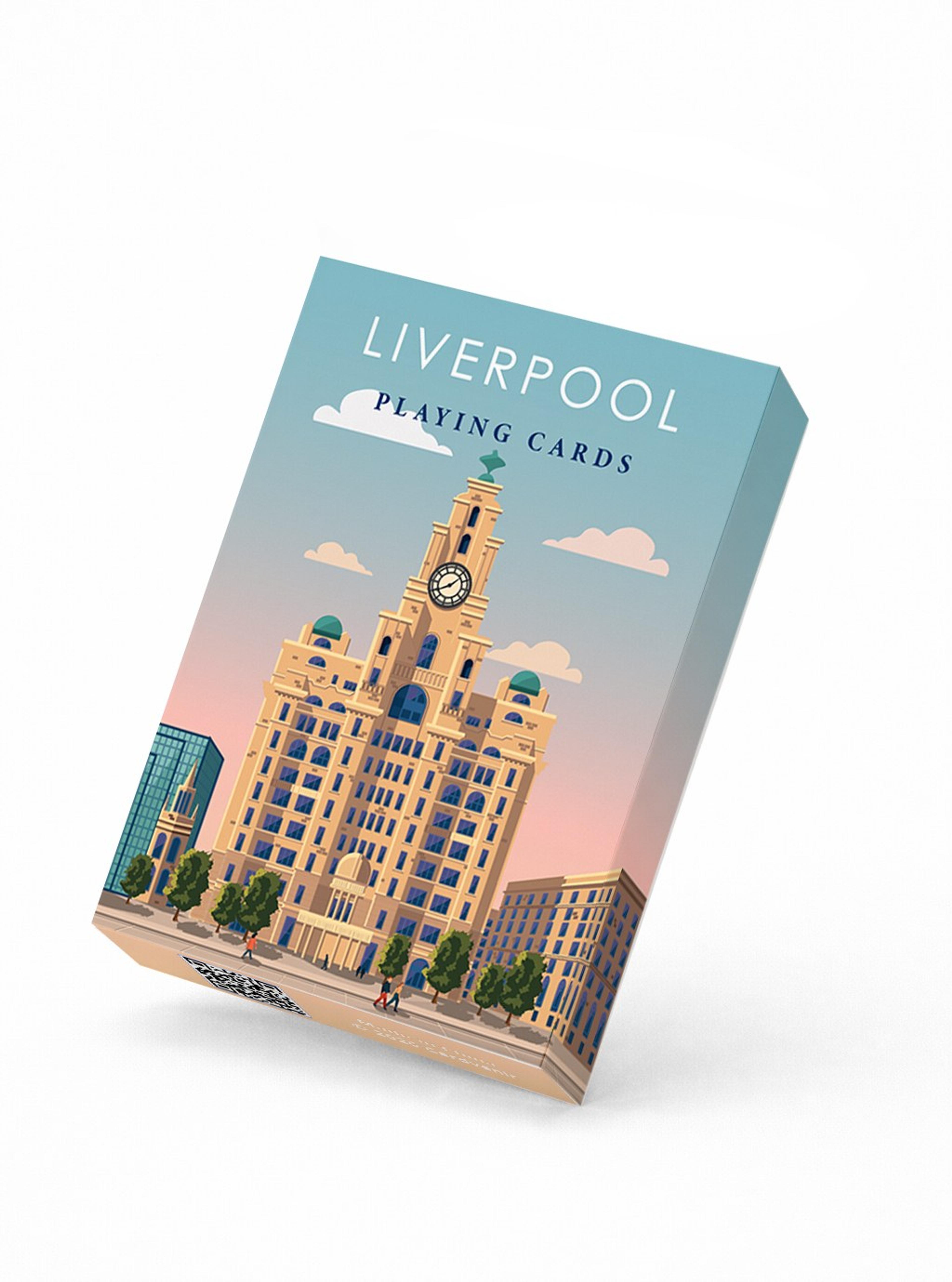 Liverpool playing cards pack — front