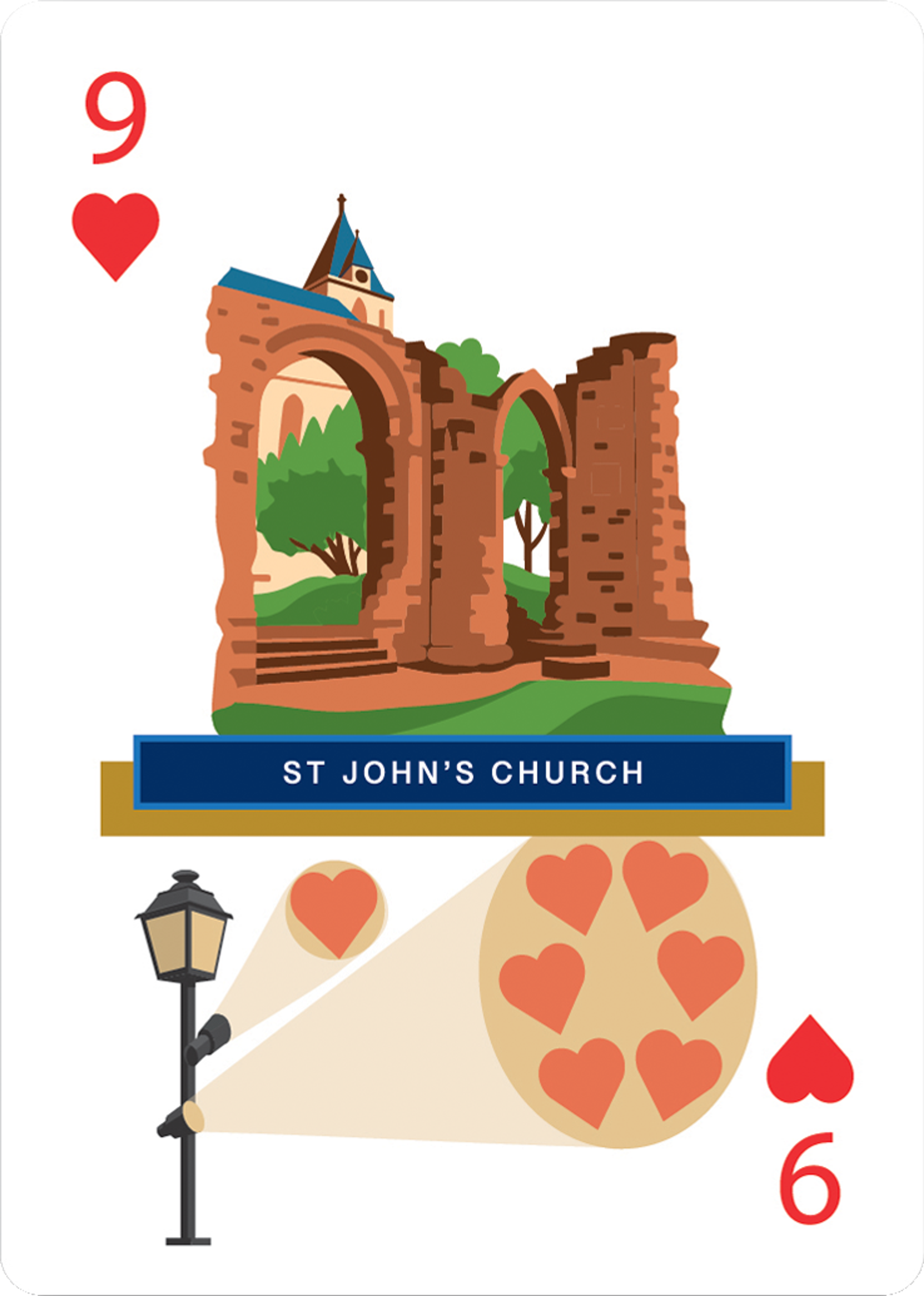 St John's Church — 9 of Hearts
