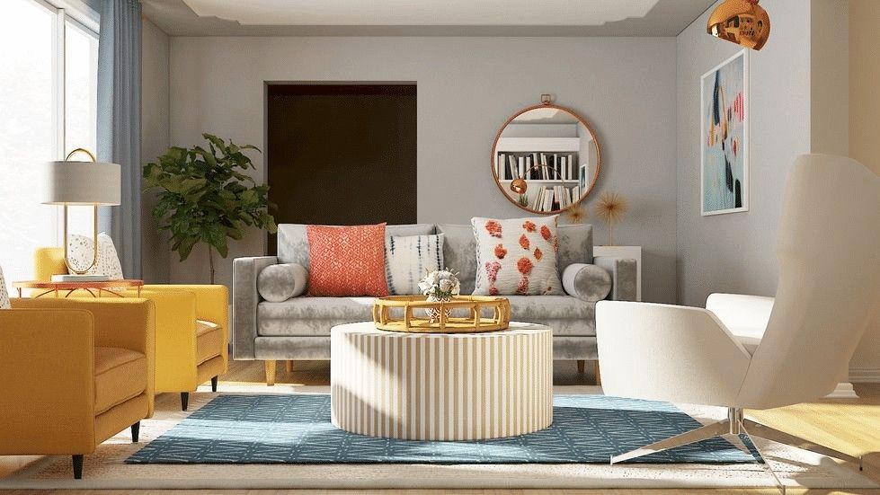 A warm, contemporary living space by PM:AG