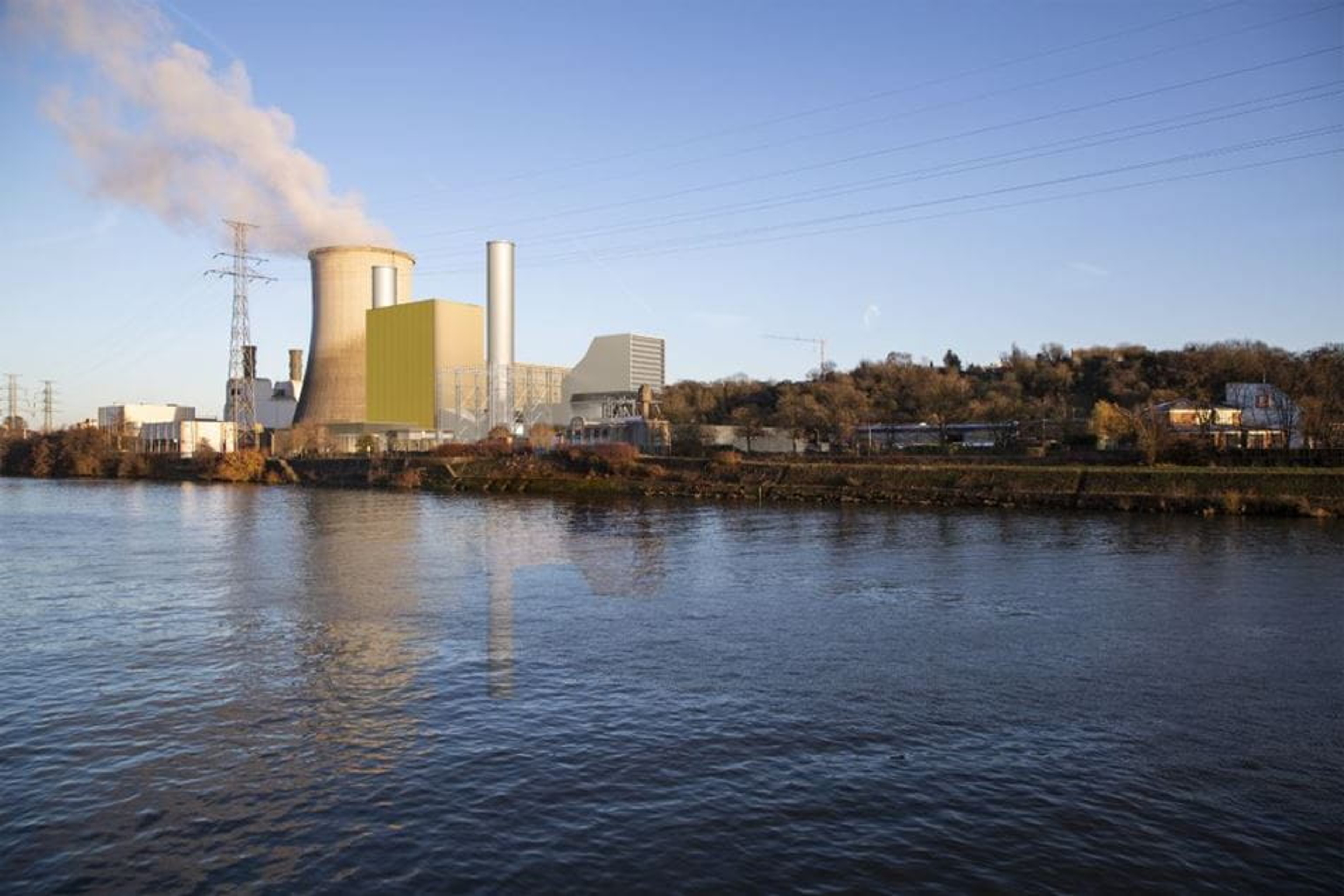Een nieuwe stoom- en gascentrale op de site van Seraing