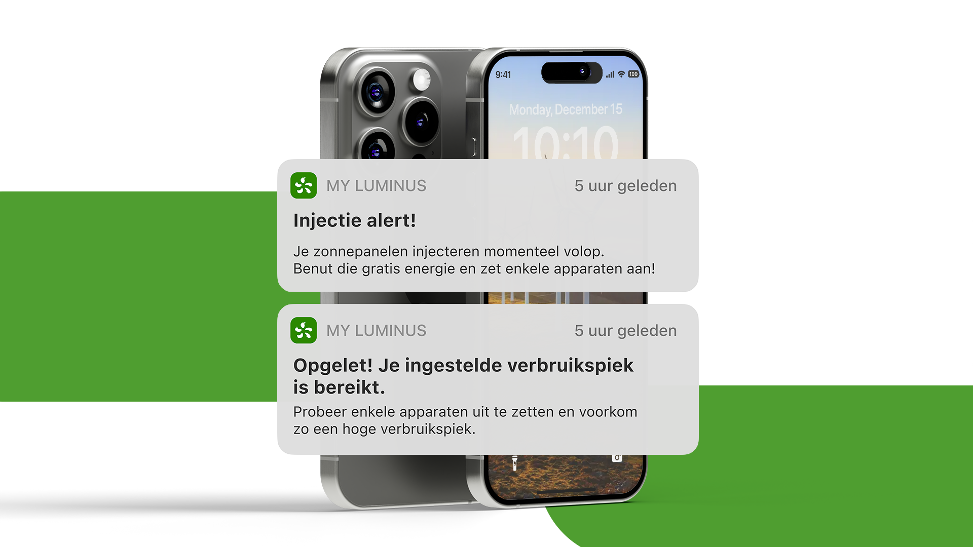 Screenshot alert uitgelicht op scherm smartphone.