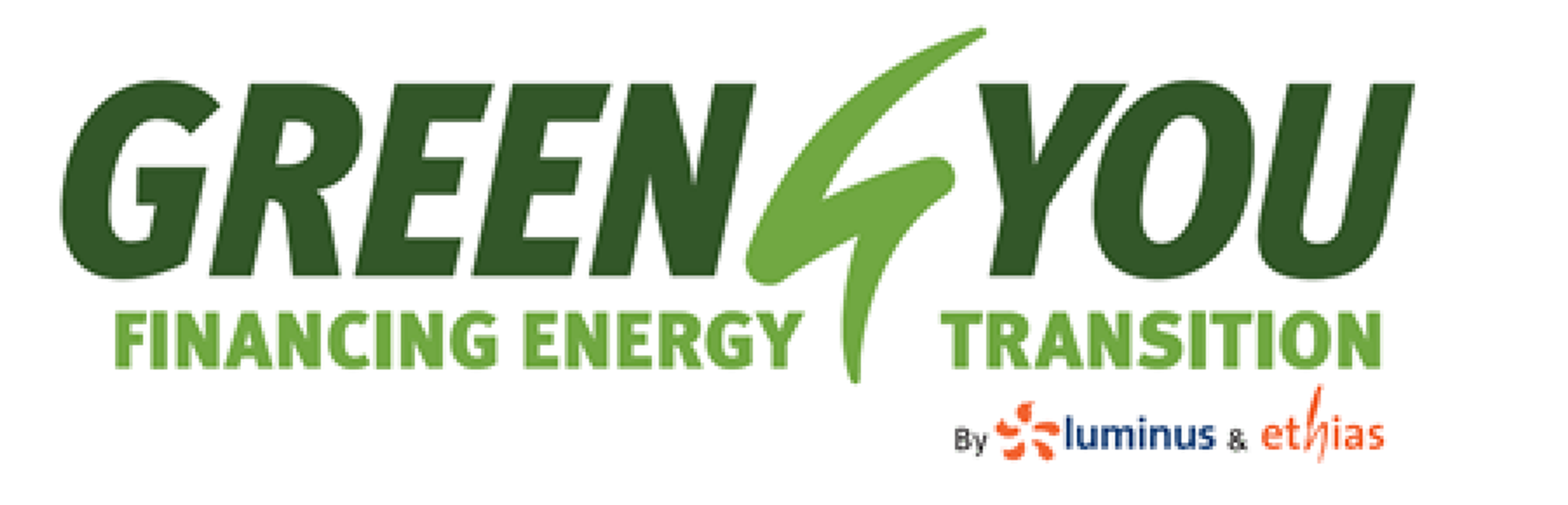 Logo Green4You financing energy transition by Luminus & Ethias