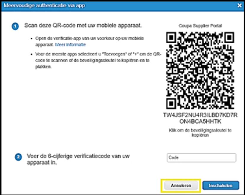 Screenshot Coupa -