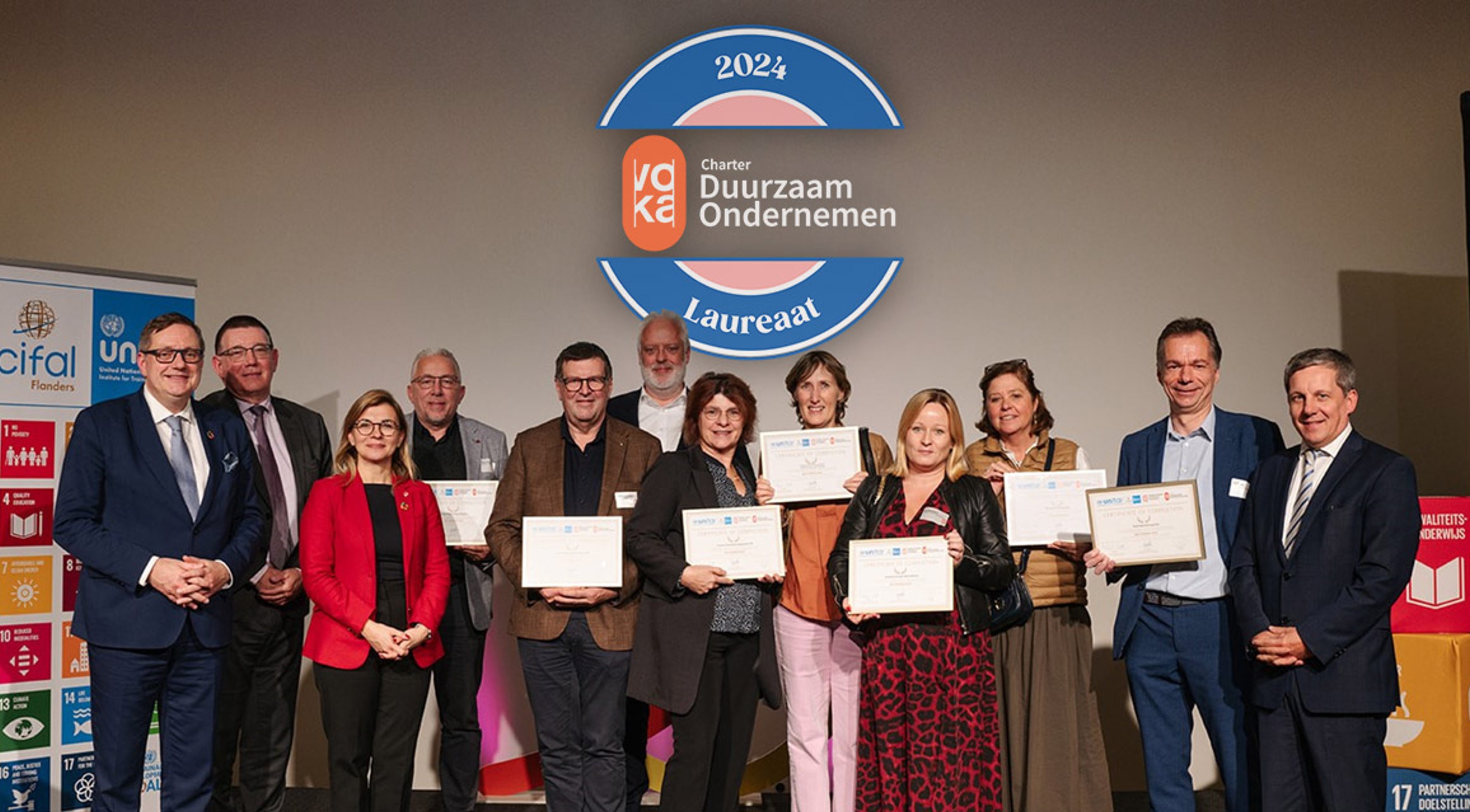 Voka Charter Duurzaam Ondernemen - uitreiking award