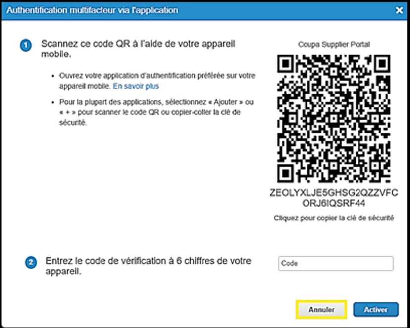 Screenshot Coupa -