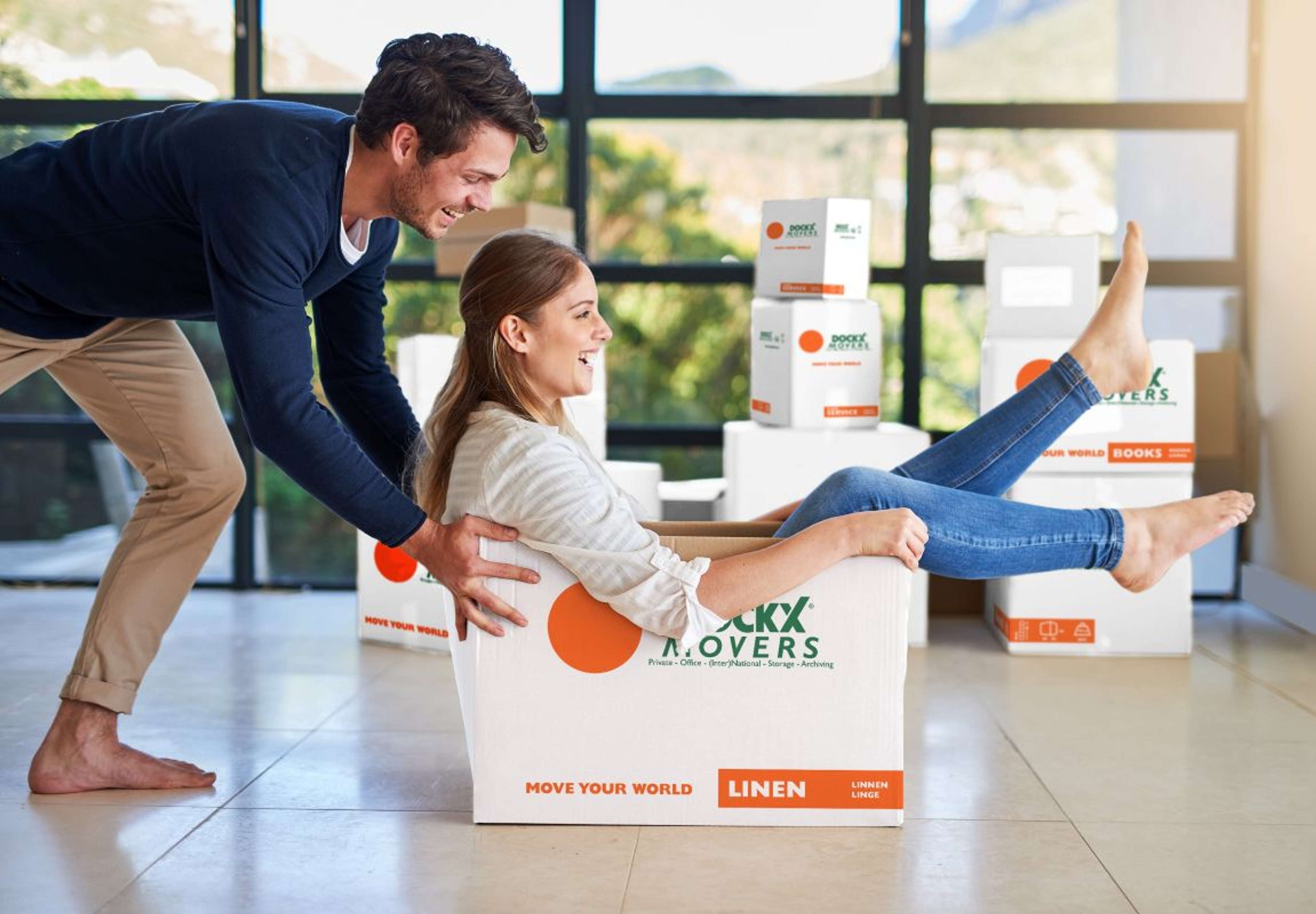 10% de réduction sur les cartons de déménagement & le matériel d’emballage chez Dockx Boxes 