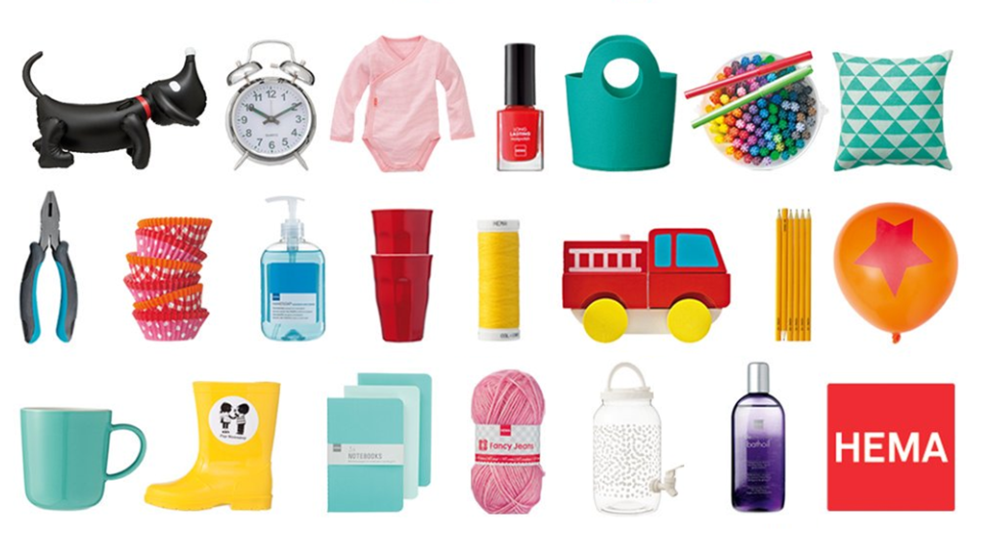 15% korting op het gehele assortiment bij Hema