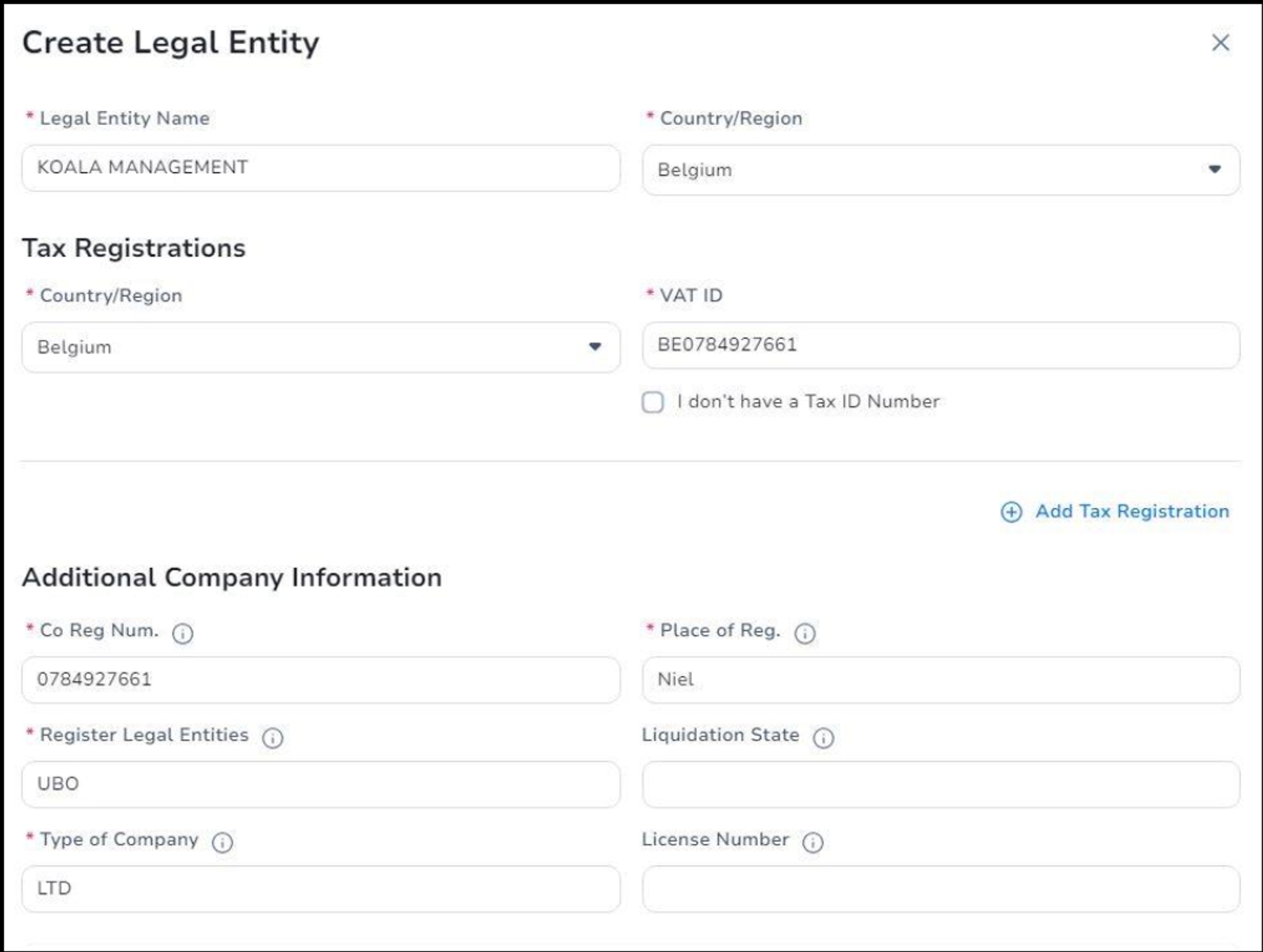 Screenshot Coupa -