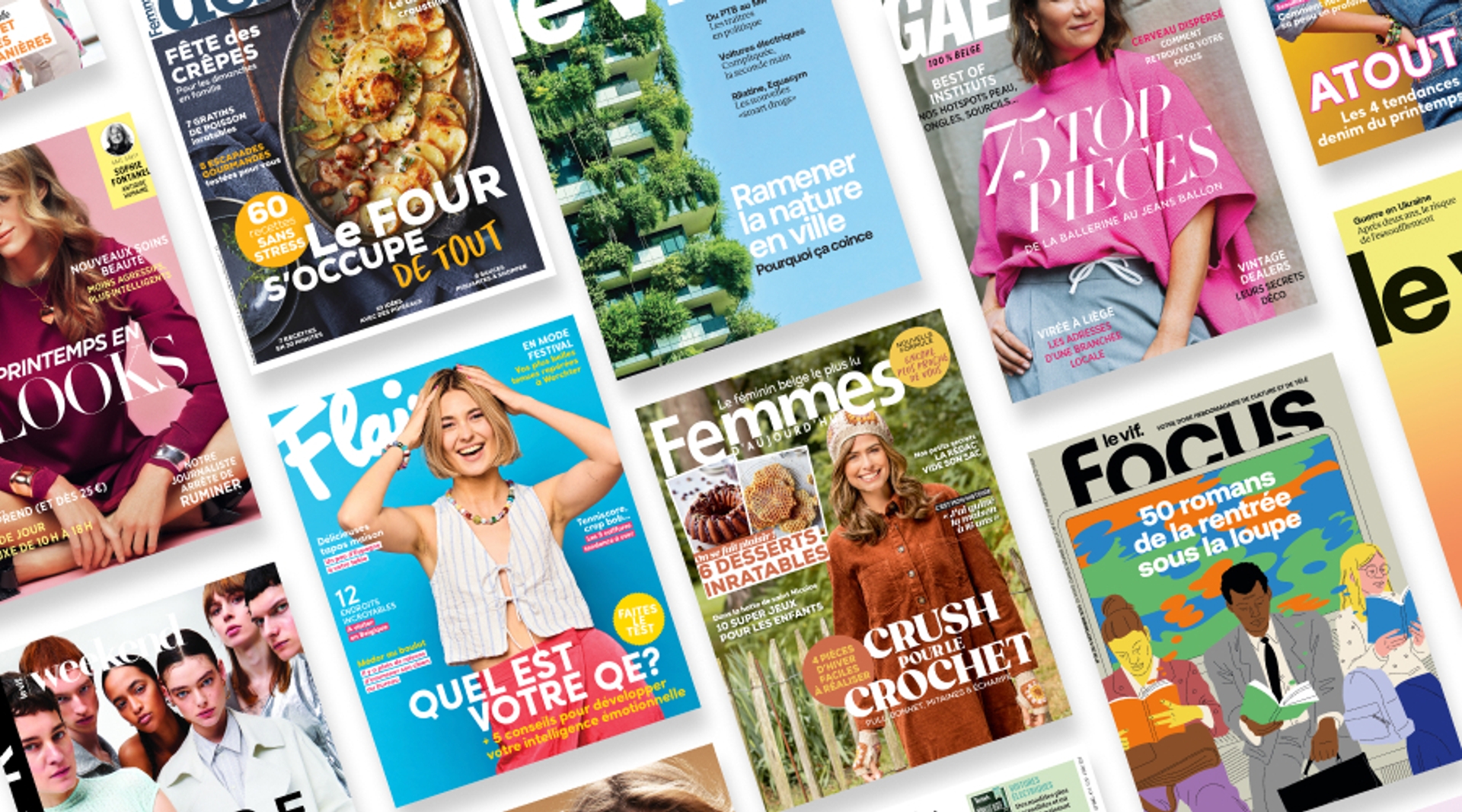 jusqu’à 50% de réduction sur un magazine chez Roularta