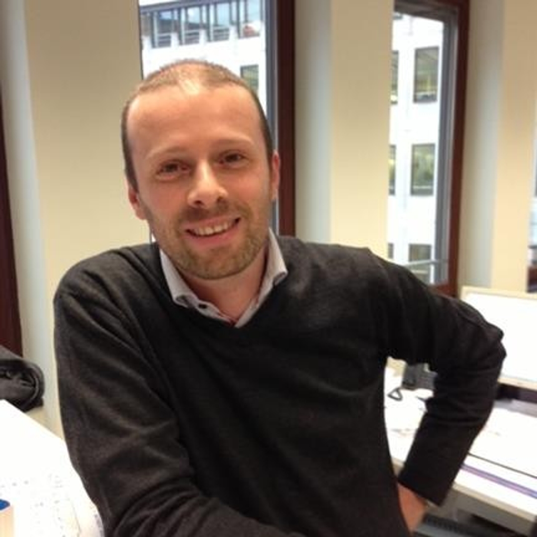 Portret van André Neugroschl, B2B Marketing Director Luminus.