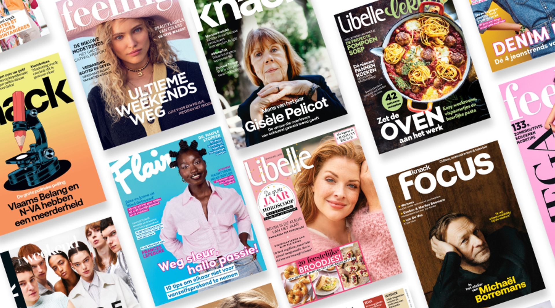 tot 50% op magazines bij Roularta