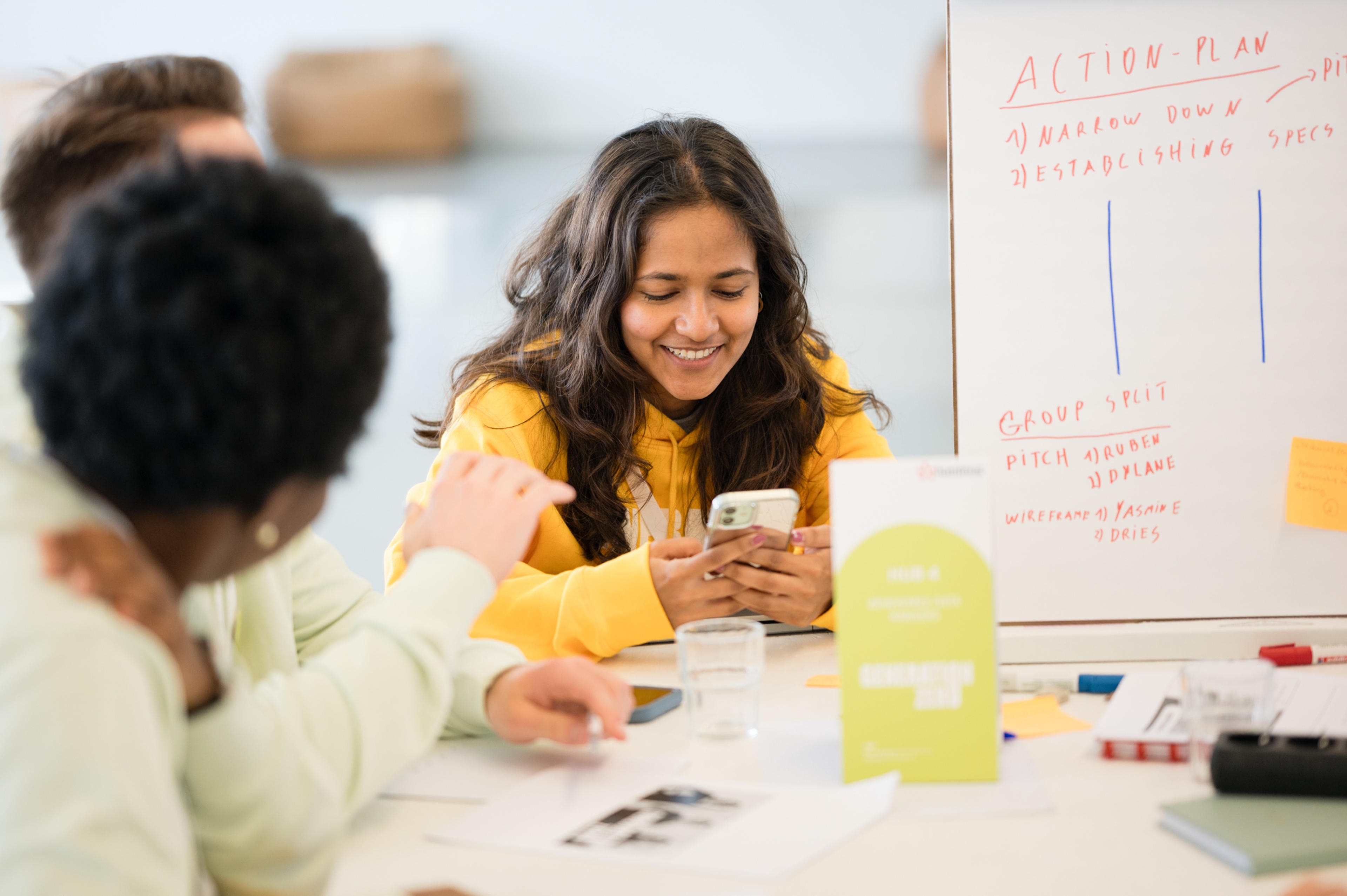 Luminus Young IT Track: jongeman presenteert zijn case.
