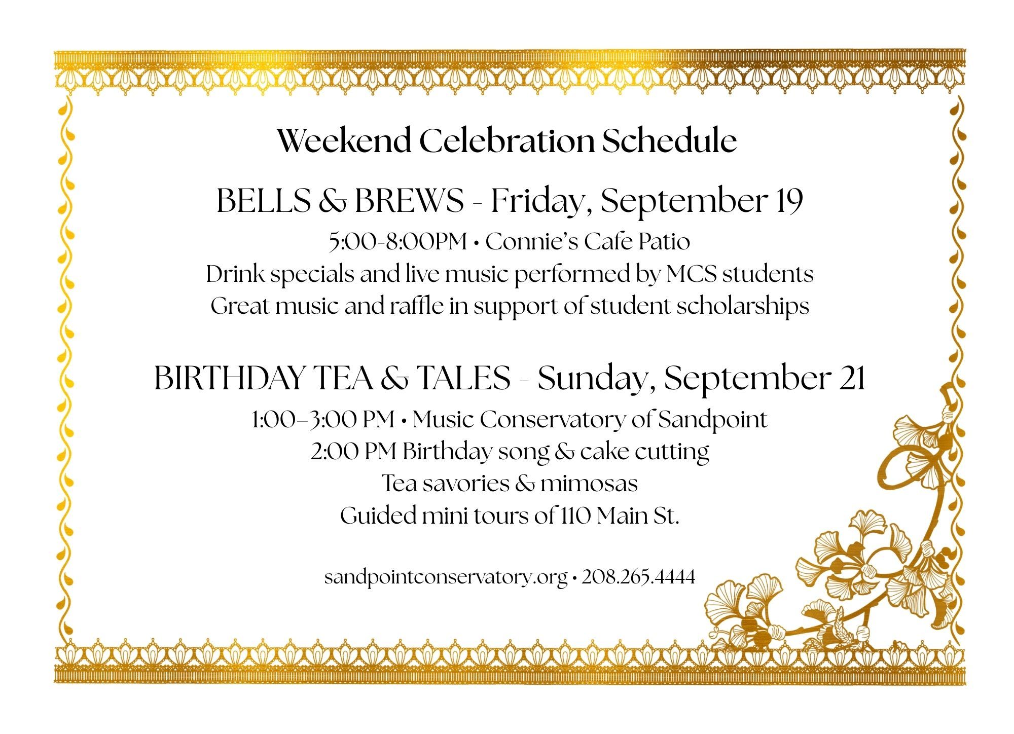 Bells  Brews with the Sandpoint Music Conservatory