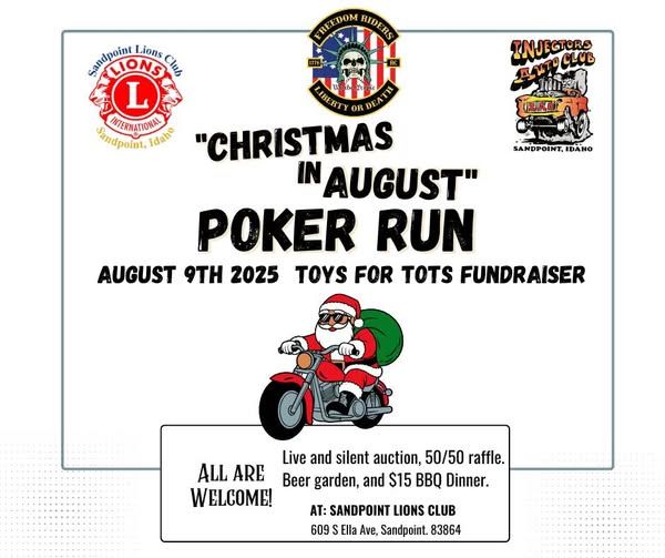 Christmas in August Poker Run