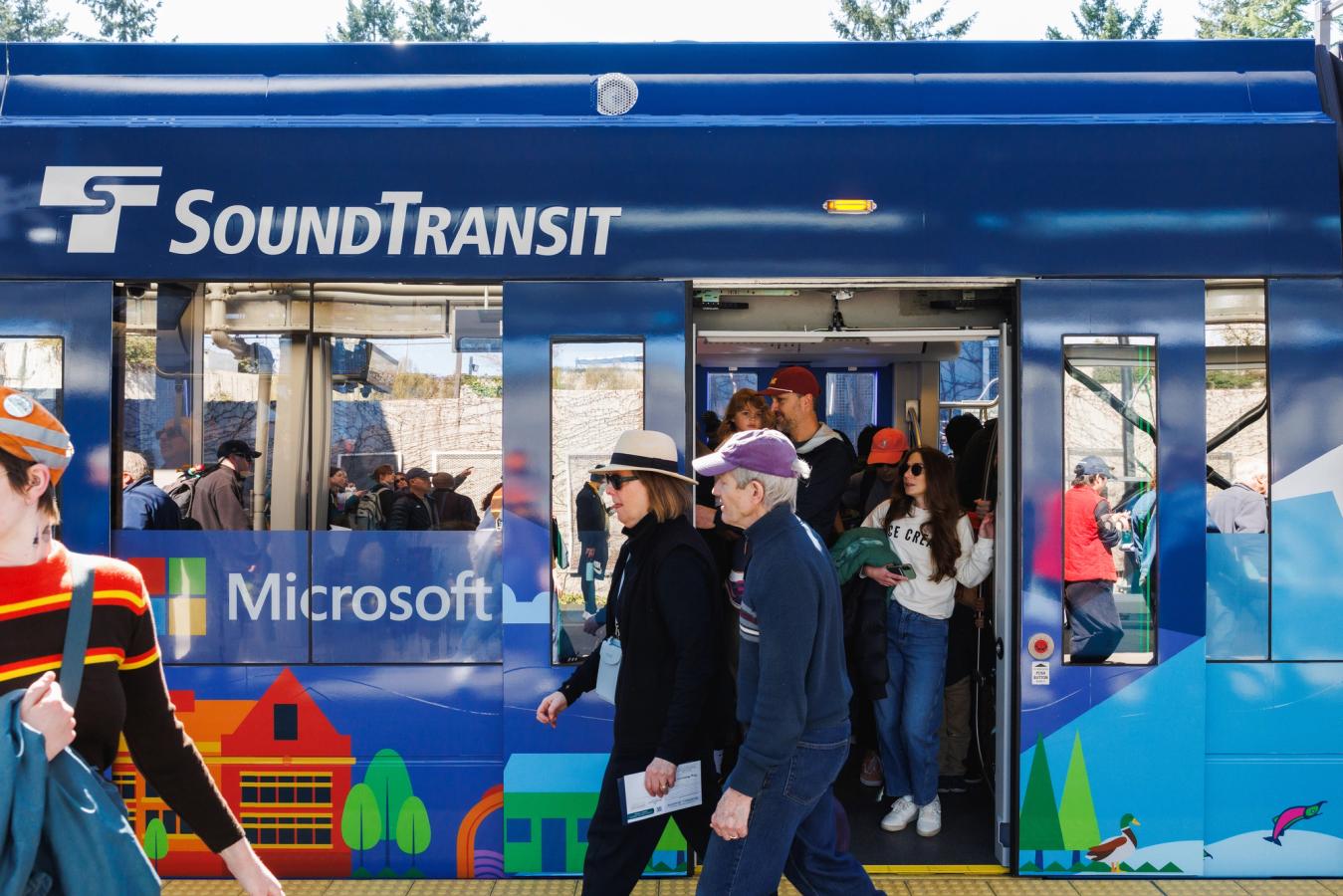 Crosslake train wrap design