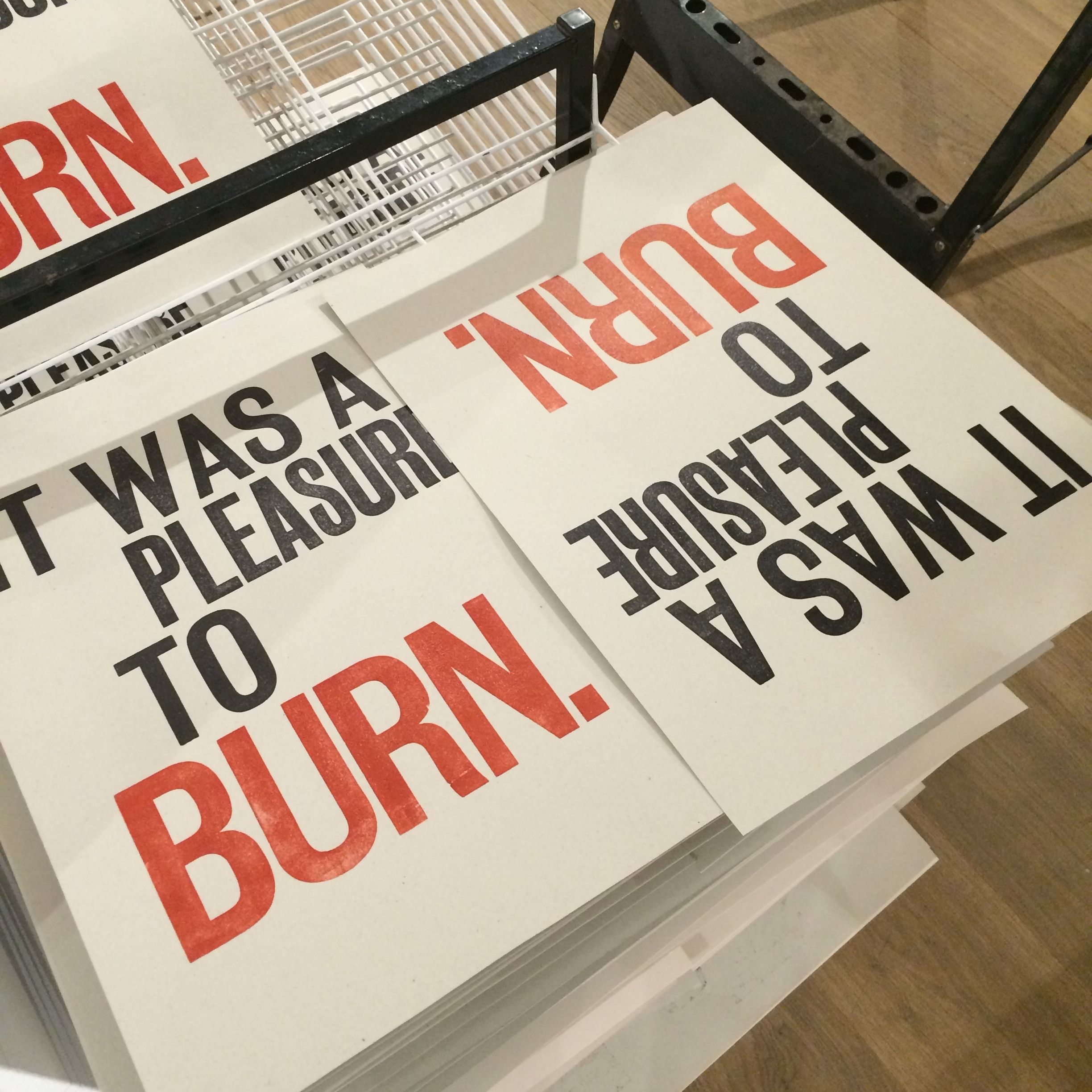 A TWO PIPE PROBLEM LETTERPRESS SOMEDAY A TWO PIPE PROBLEM