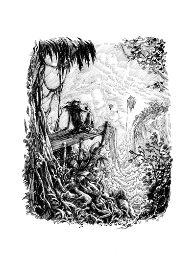 Café boven de jungle