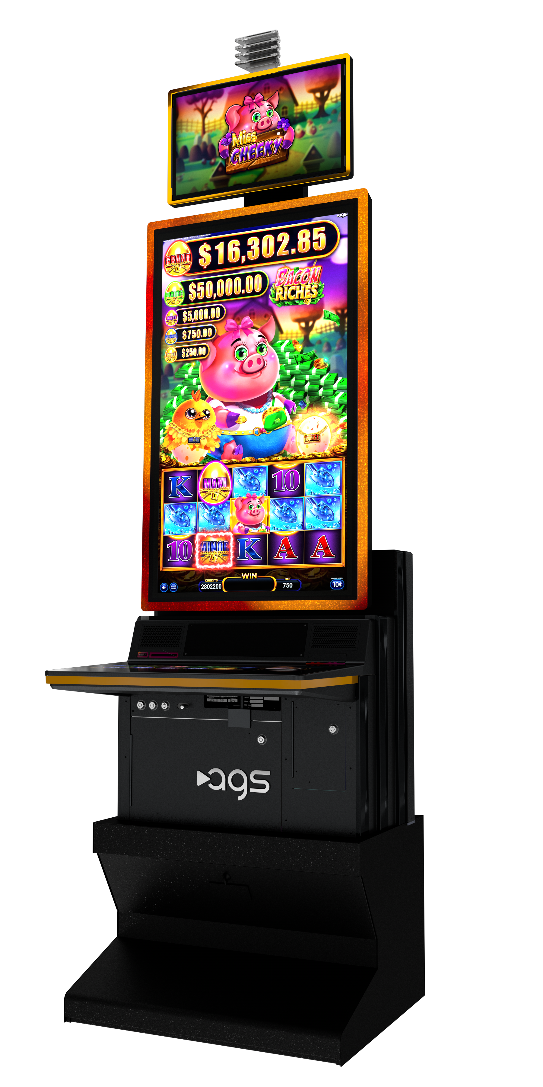 Miss Cheeky | AGS Slot | AGS Gaming, image size:1800x3600