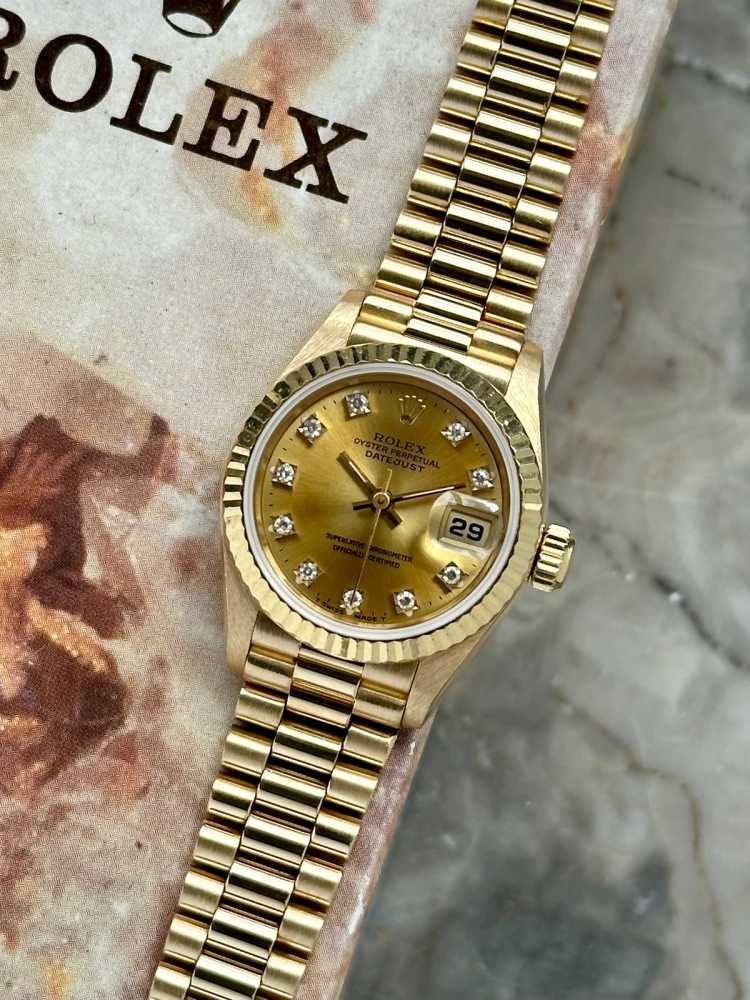 Featured image for Rolex Lady-Datejust "Diamond" 69178G Gold 1993 