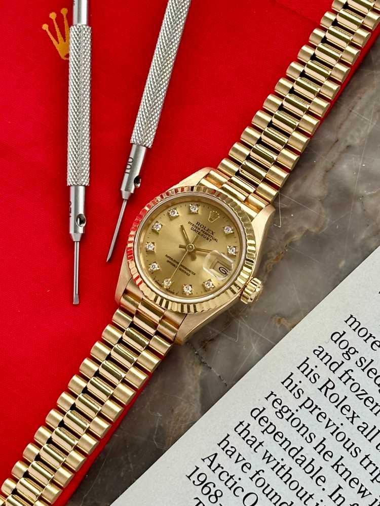 Image for Rolex Lady-Datejust "Diamond" 69178G Gold 1990 