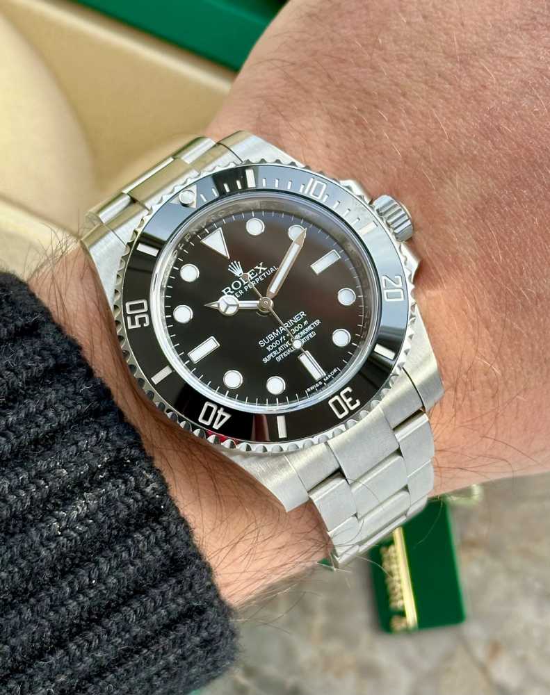 Image for Rolex Submariner 114060 Black 2014 with original box and papers