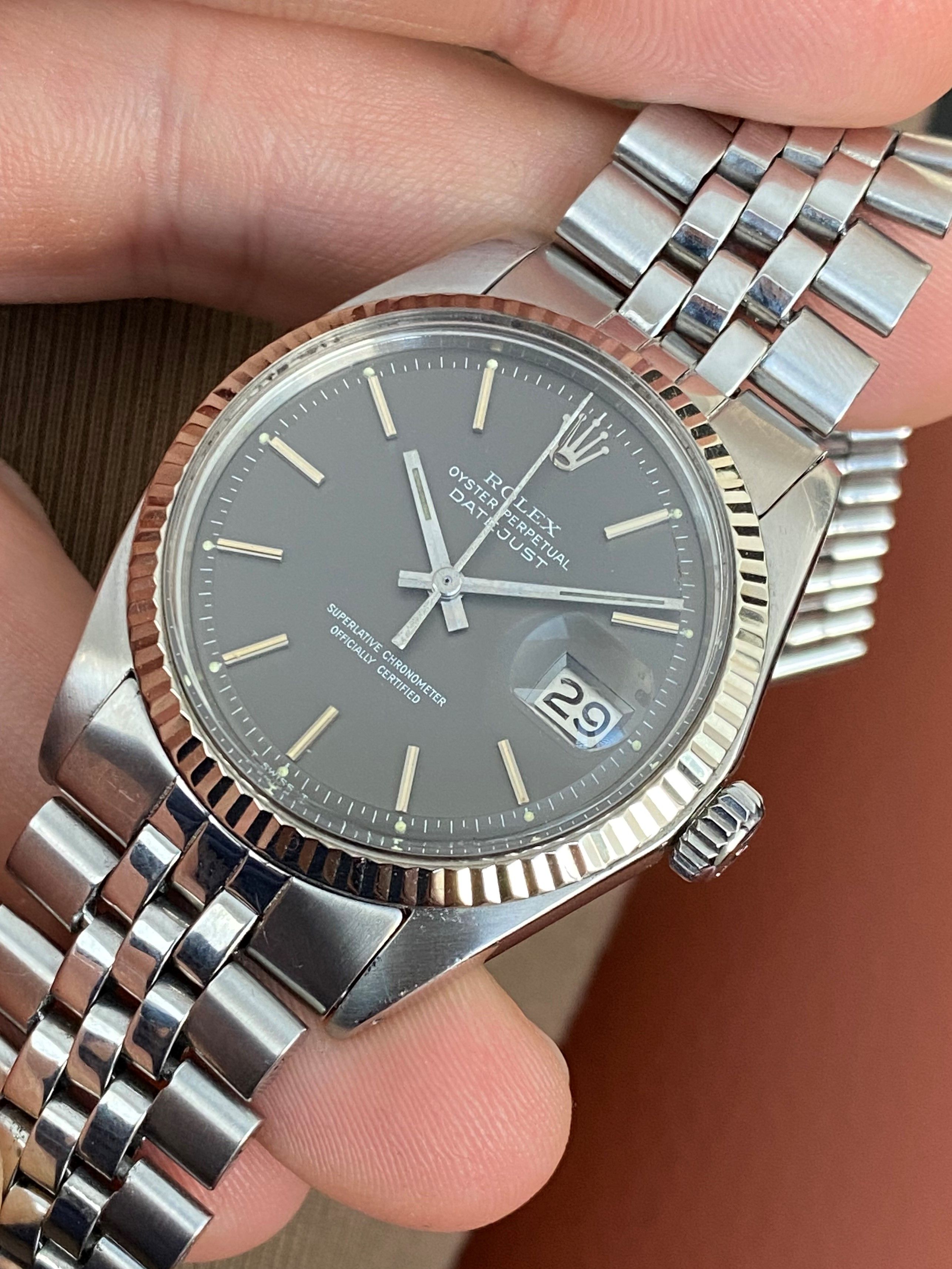 Rolex Datejust 1601 Grey 1972