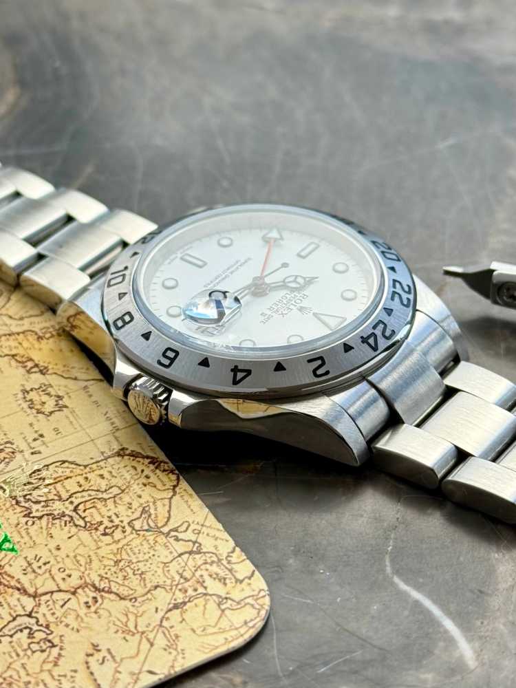 Image for Rolex Explorer II "Polar" 16570 T White 2004 with original box and papers