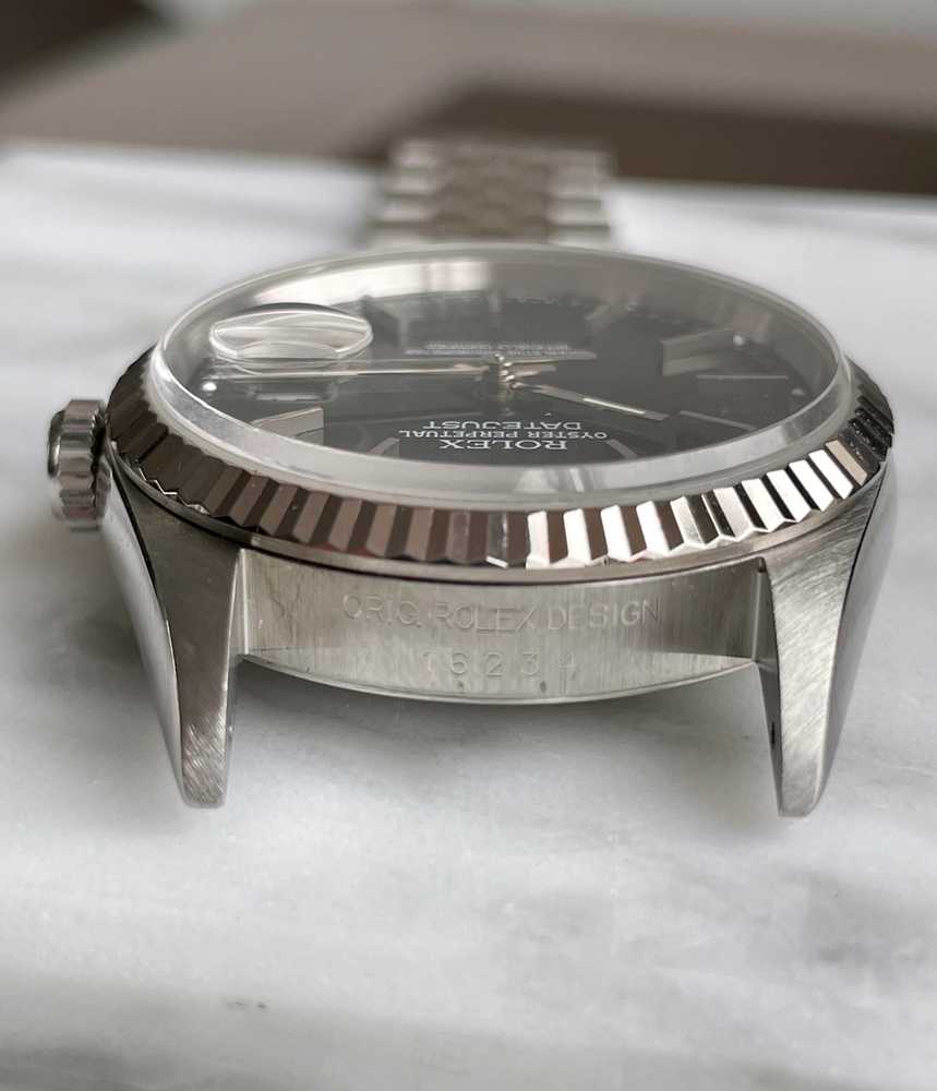 Image for Rolex Datejust 36 16234 Black 1996 with original box and papers