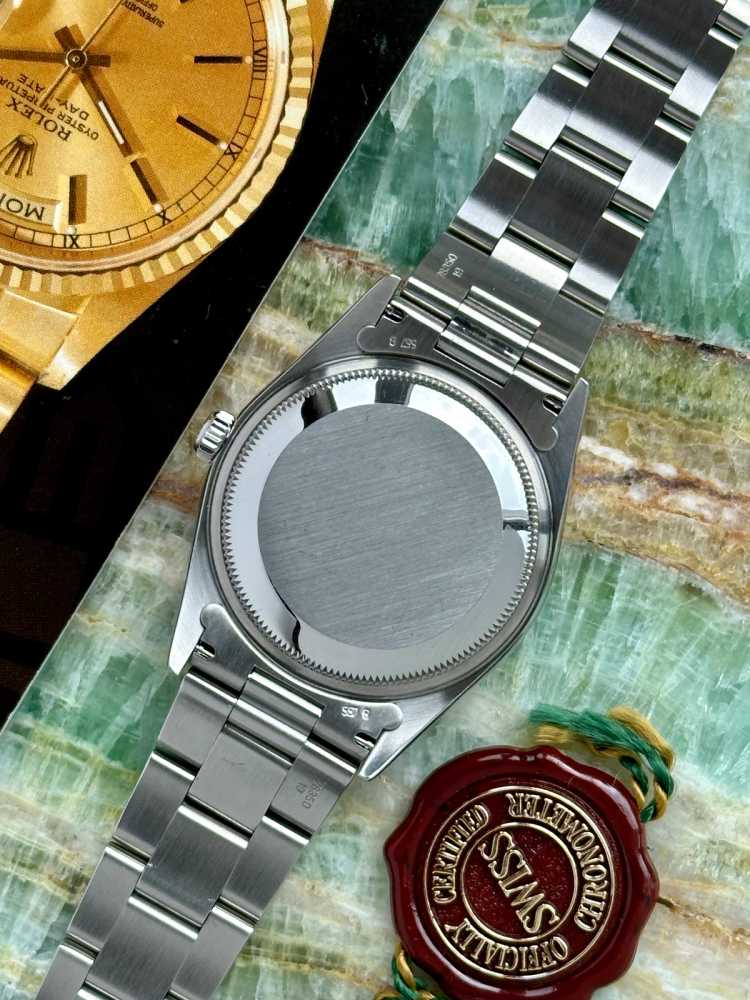 Image for Rolex Oyster Perpetual Date 15200 Black 1993 with original box and papers