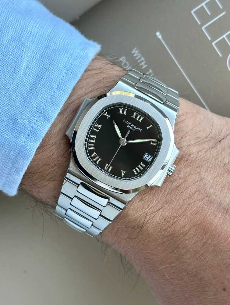 Image for Patek Philippe Nautilus 3800 Black 2002 with original box and papers 2