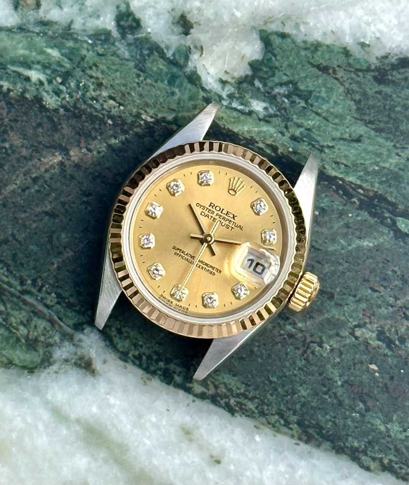 Image for Rolex Lady-Datejust "Diamond" 79173G Gold 2000 with original box and papers 3