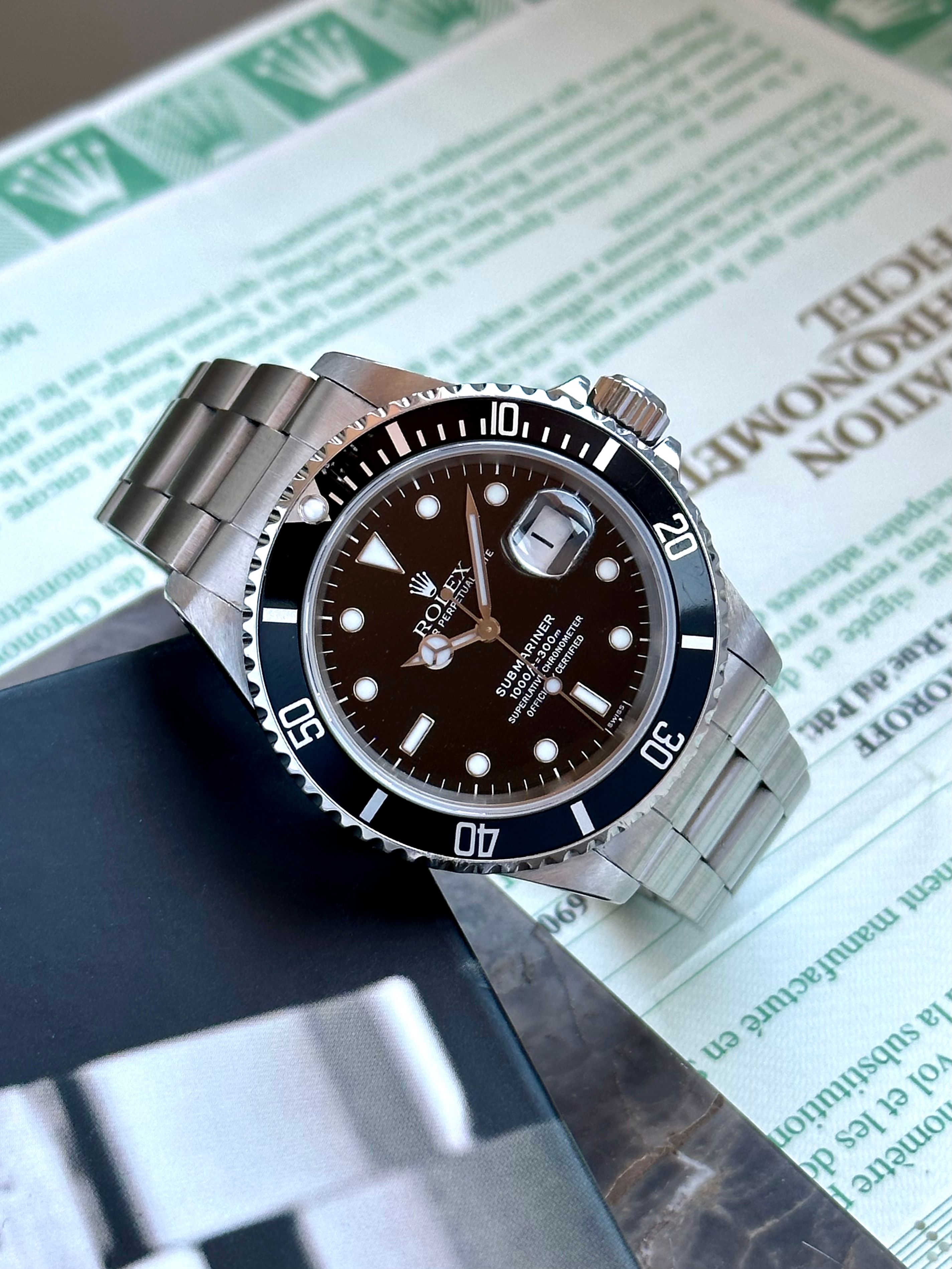 1997 rolex submariner outlet 16610