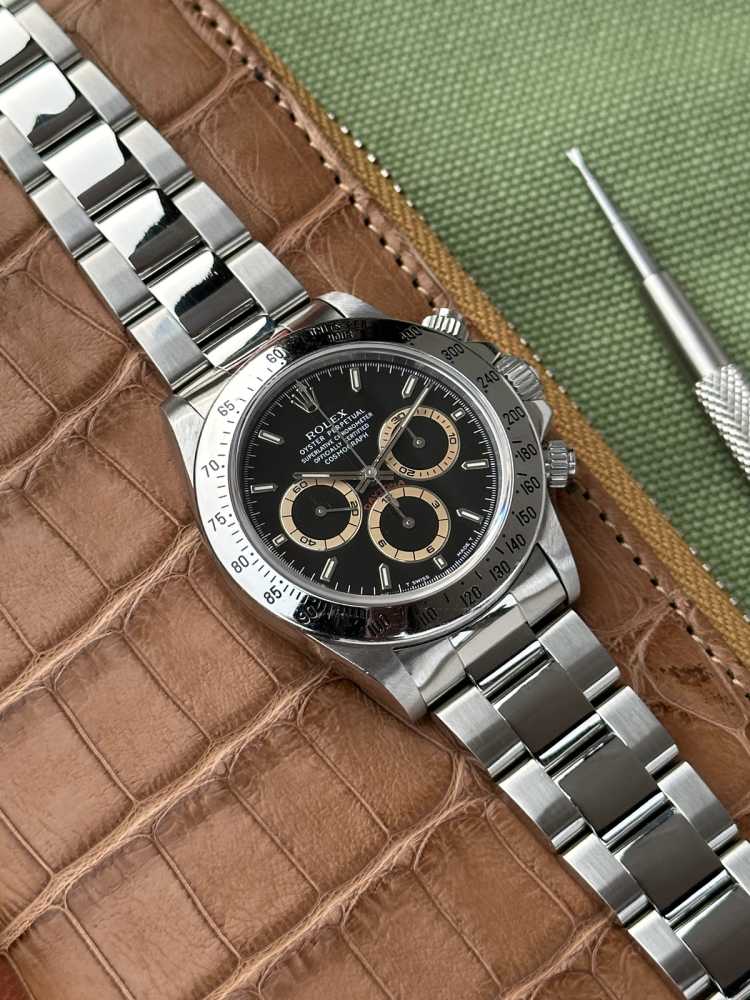 Image for Rolex Daytona "Patrizzi" 16520 Black 1996 with original box and papers