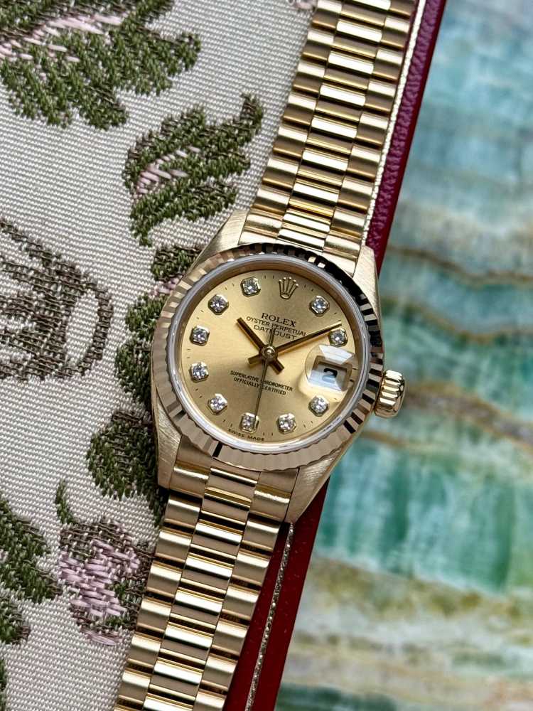 Featured image for Rolex Lady-Datejust "Diamond" 69178 Gold 1996 with original box and papers 2