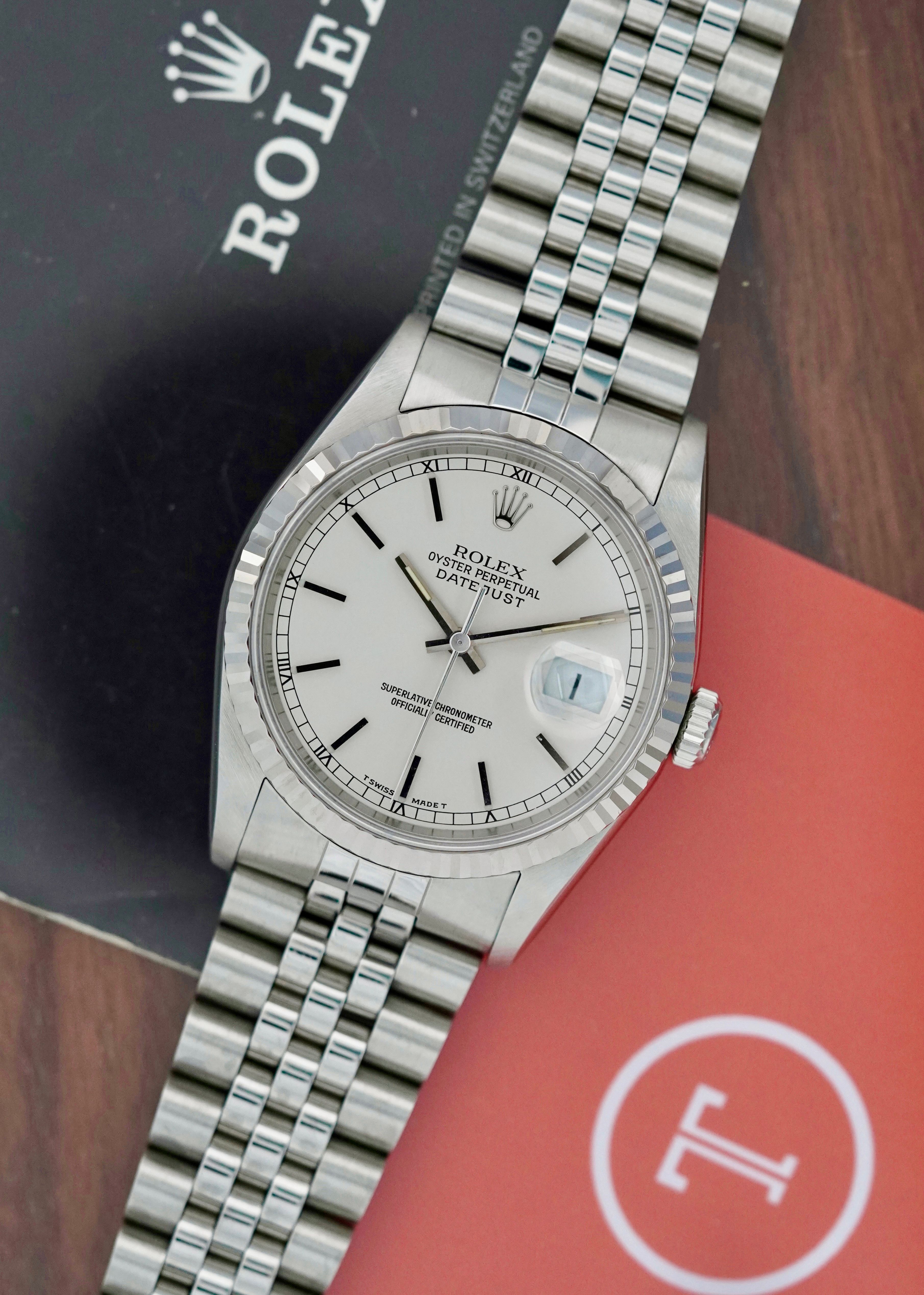 Rolex Datejust ref. 16234 16234 Silver 1989