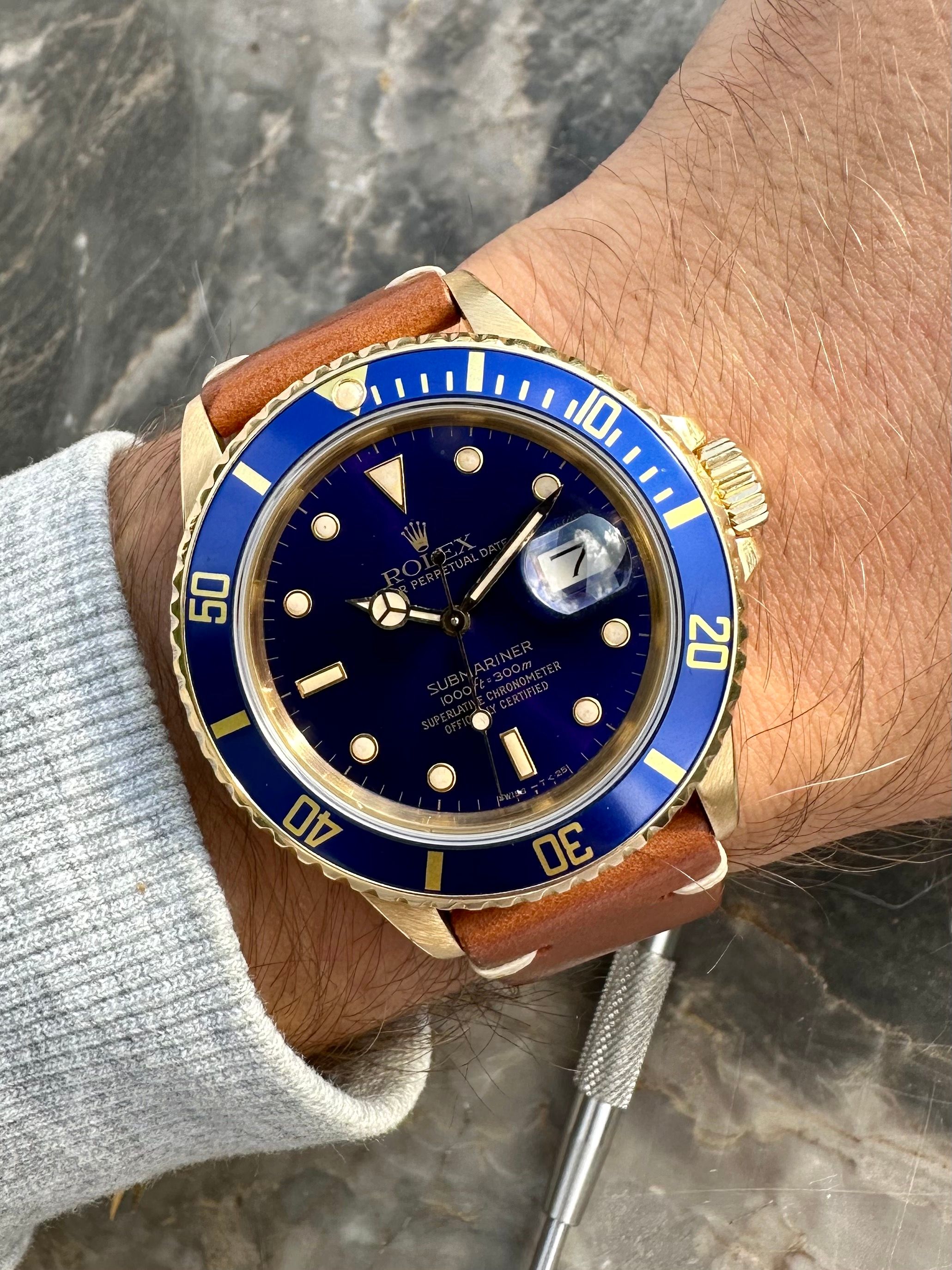 Rolex Submariner 16808 Blue 1986