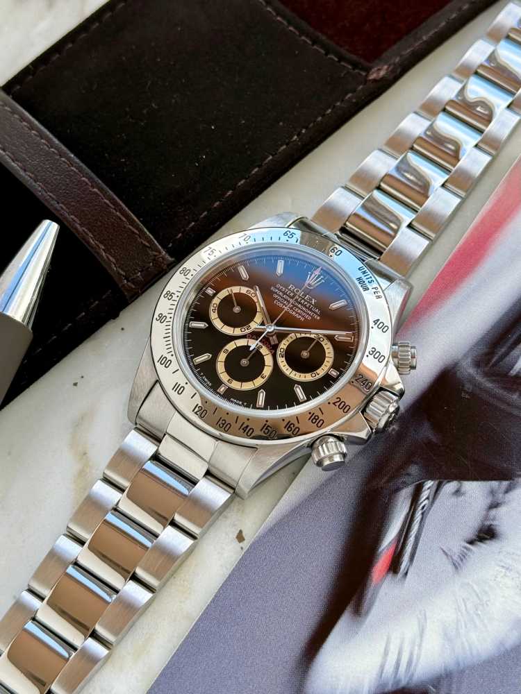 Image for Rolex Daytona "Patrizzi" 16520 Black 1996 with original box and papers