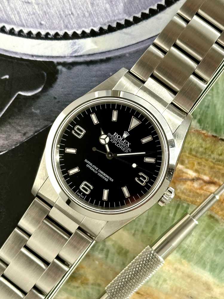 Image for Rolex Explorer 1 14270 Black 1999 with original box and papers 4